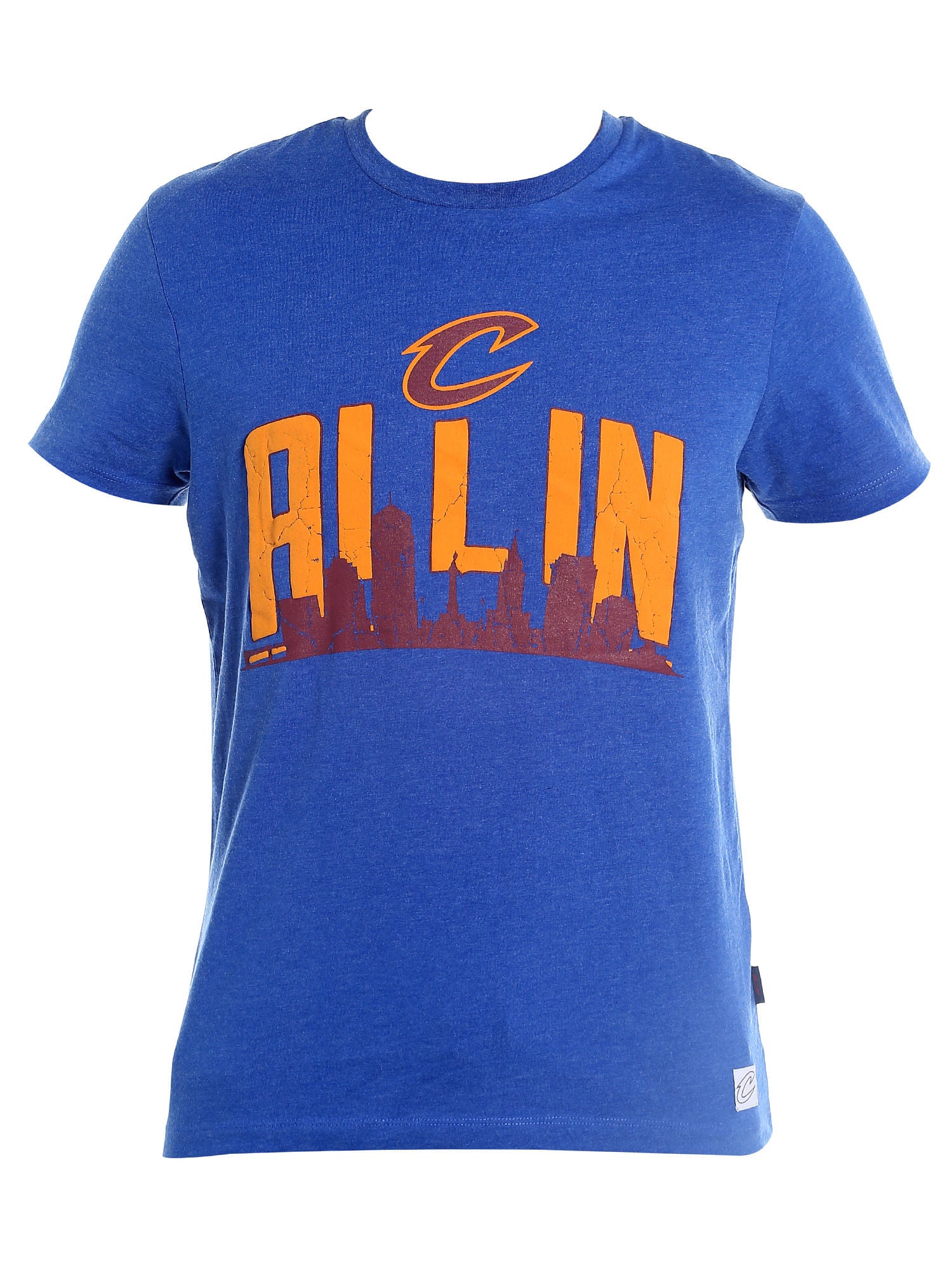 Cleveland Cavaliers Blue Graphic Print Crew Neck Nba T-Shirt