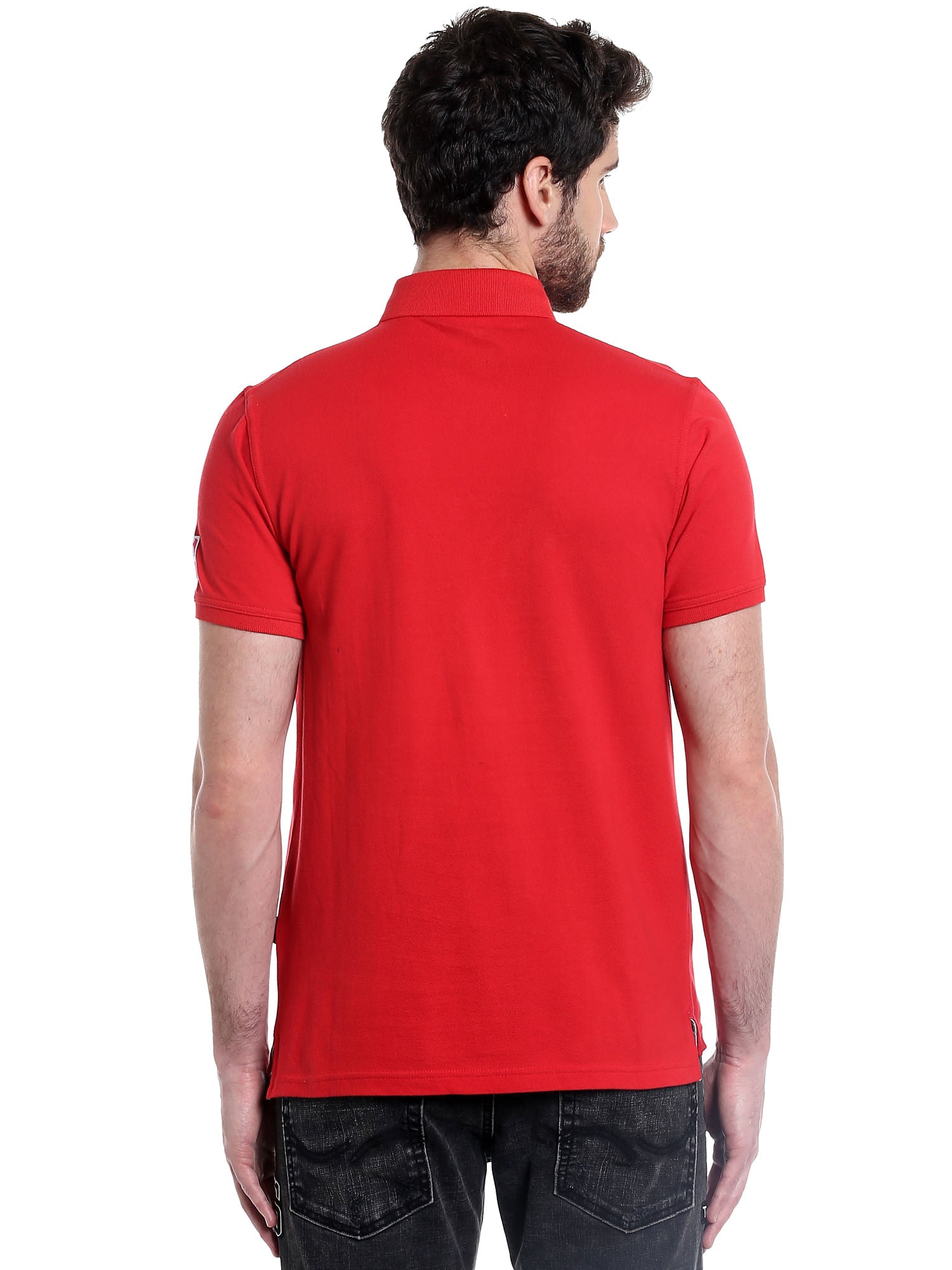 Chicago Bulls Red Nba Polo T-Shirt