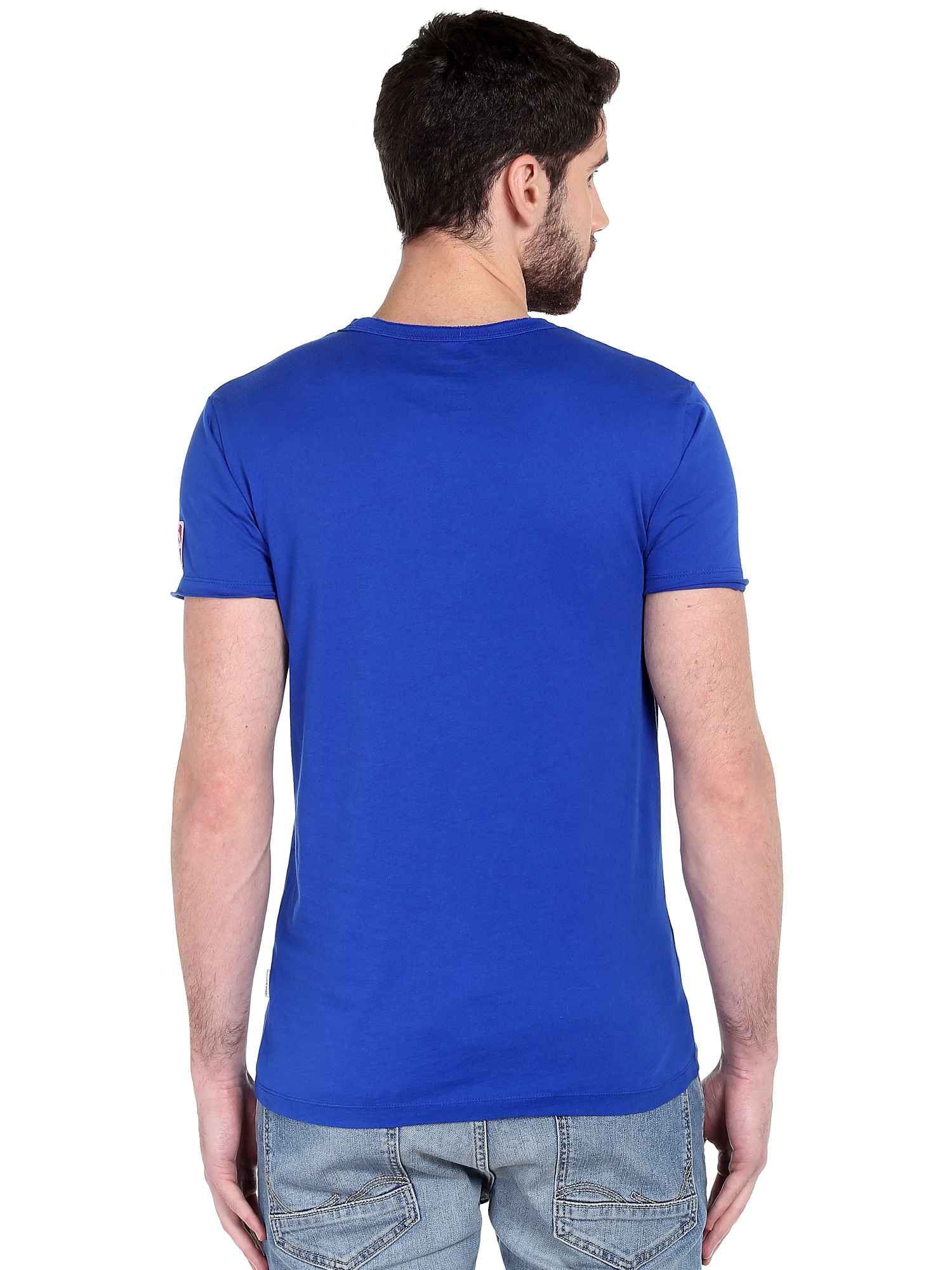 Timberwolves Electric Blue Crew Neck Nba T-Shirt