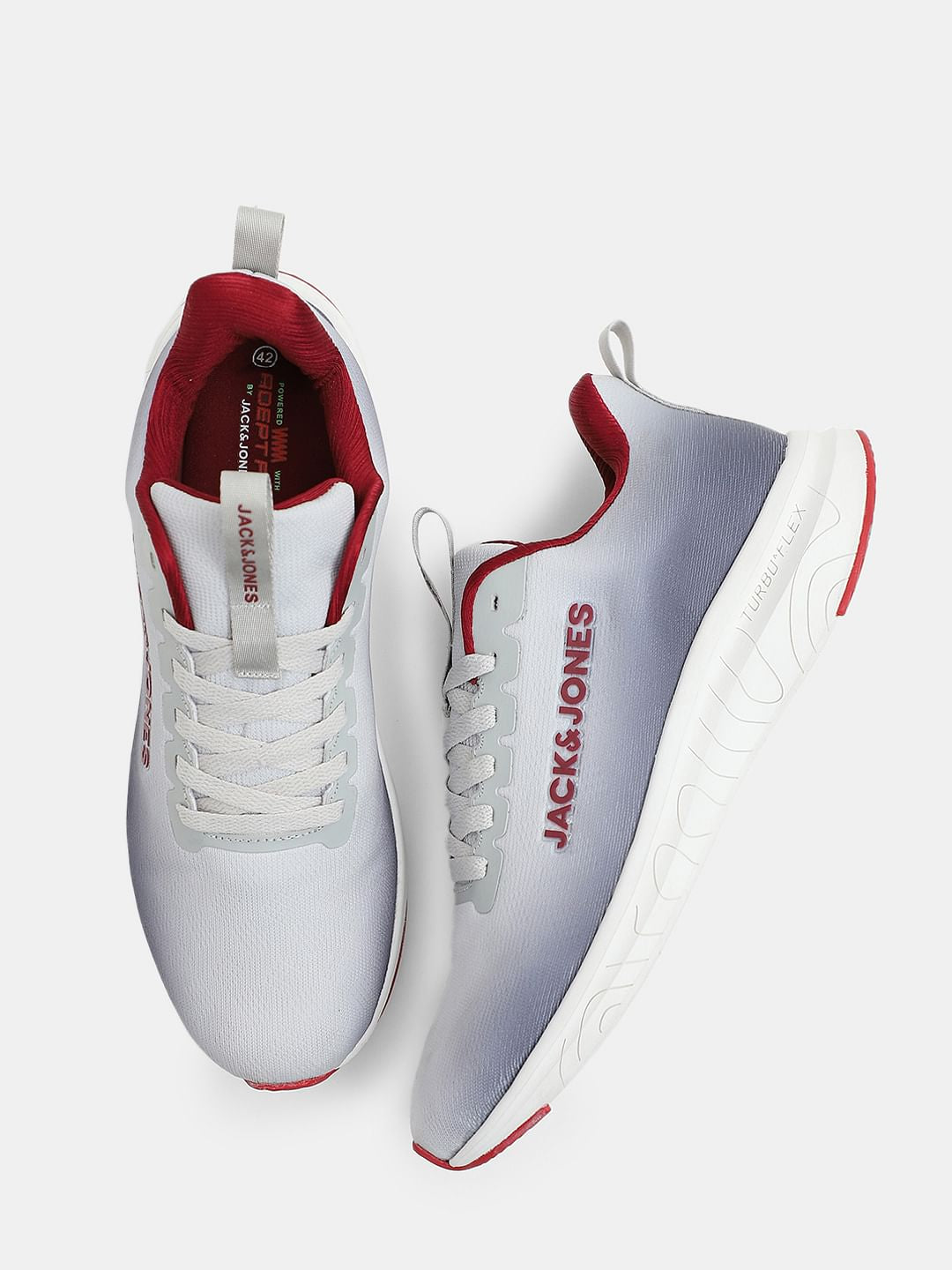 Grey Ombre Knit Sneakers