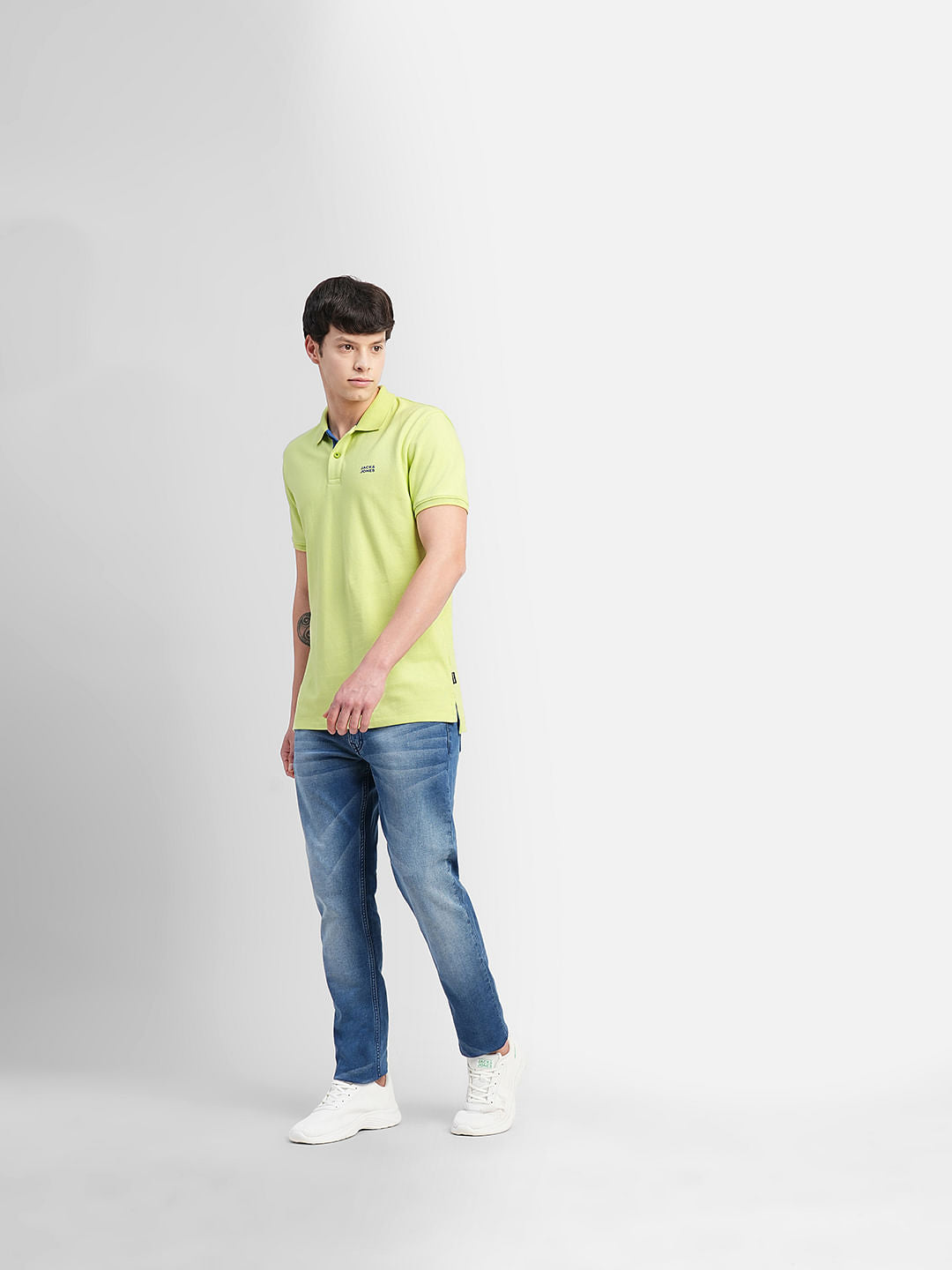 Green Polo Neck T-shirt
