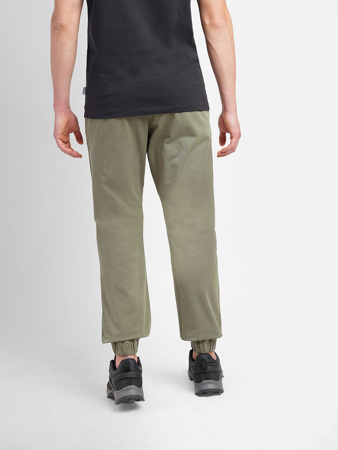 Green Slim Fit Cargo Pants