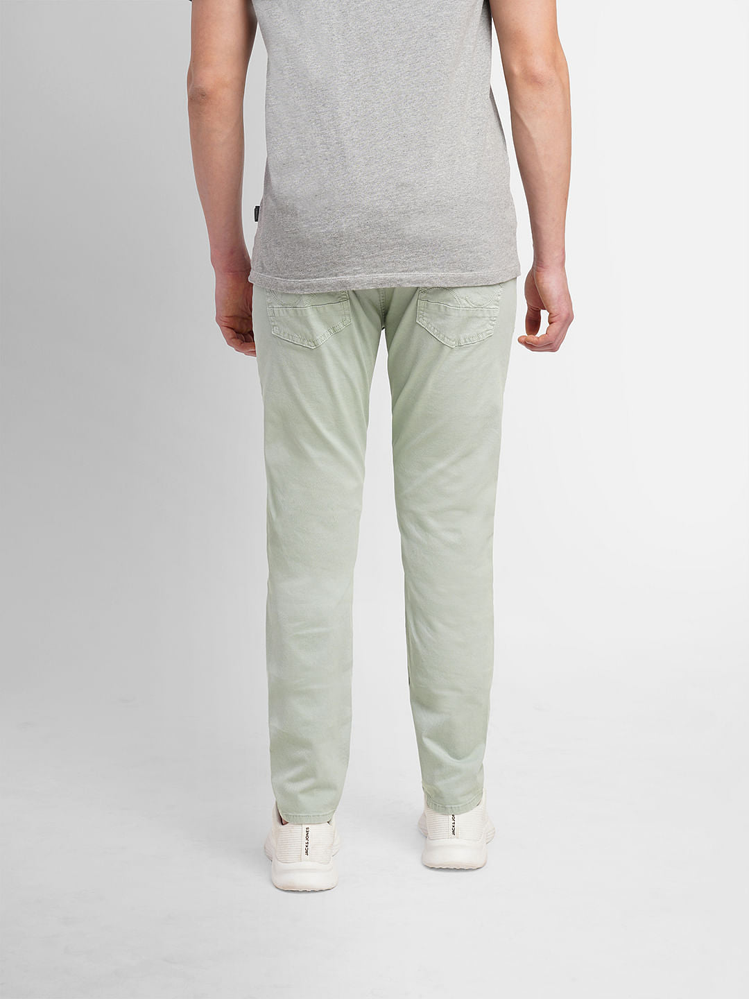 Light Green Slim Fit Chinos