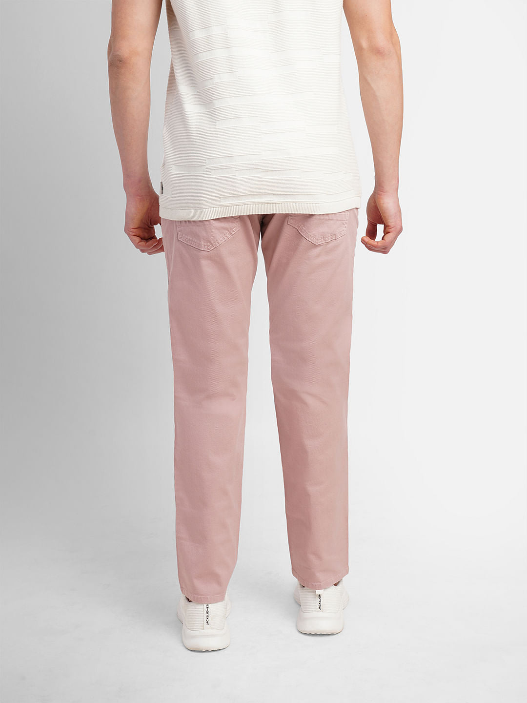 Light Pink Slim Fit Chinos