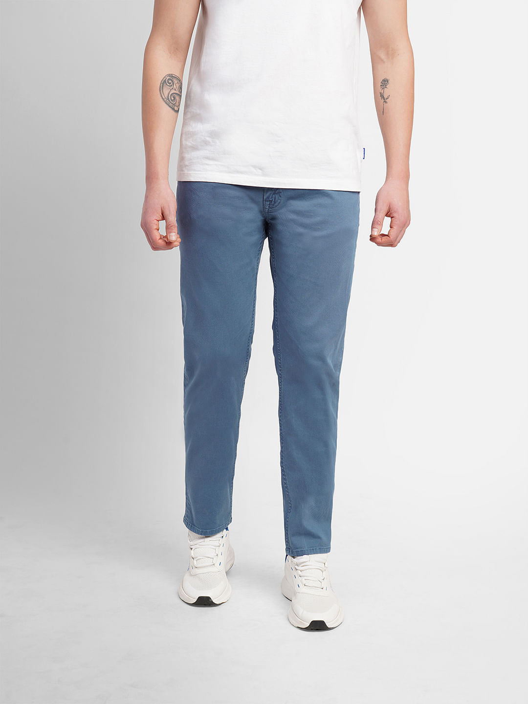 Blue Slim Fit Chinos