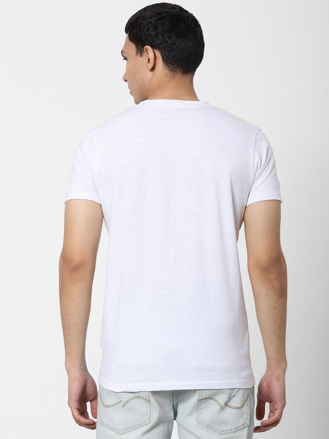 X PAC-MAN White Graphic Print Crew Neck T-shirt
