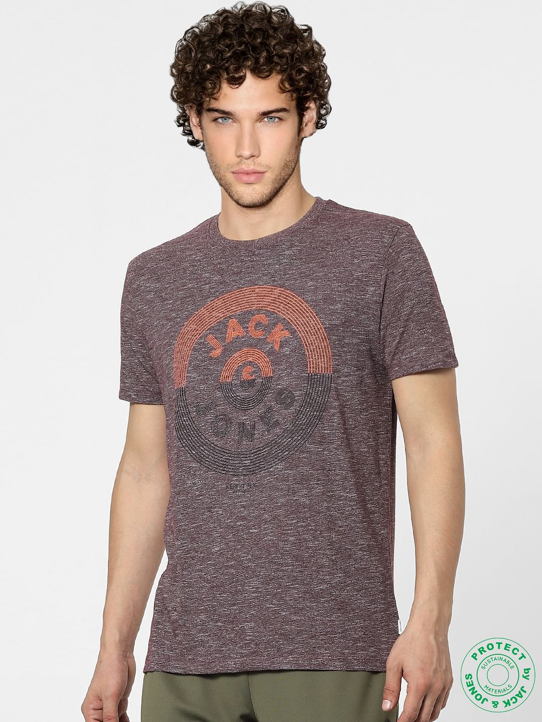 Red Graphic Print T-shirt