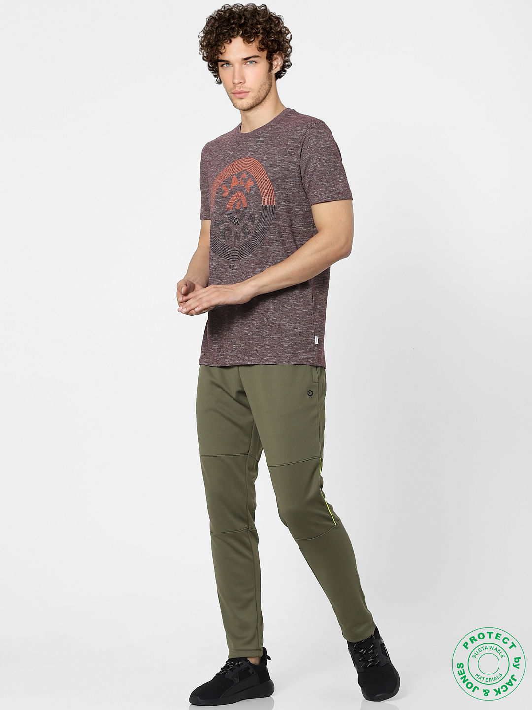 Red Graphic Print T-shirt