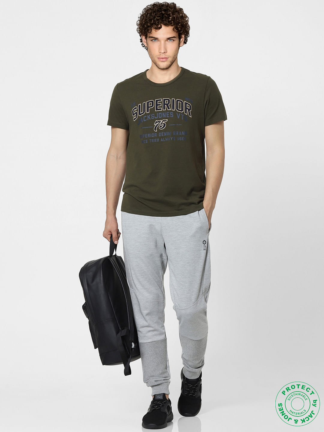 Green Graphic Print T-shirt