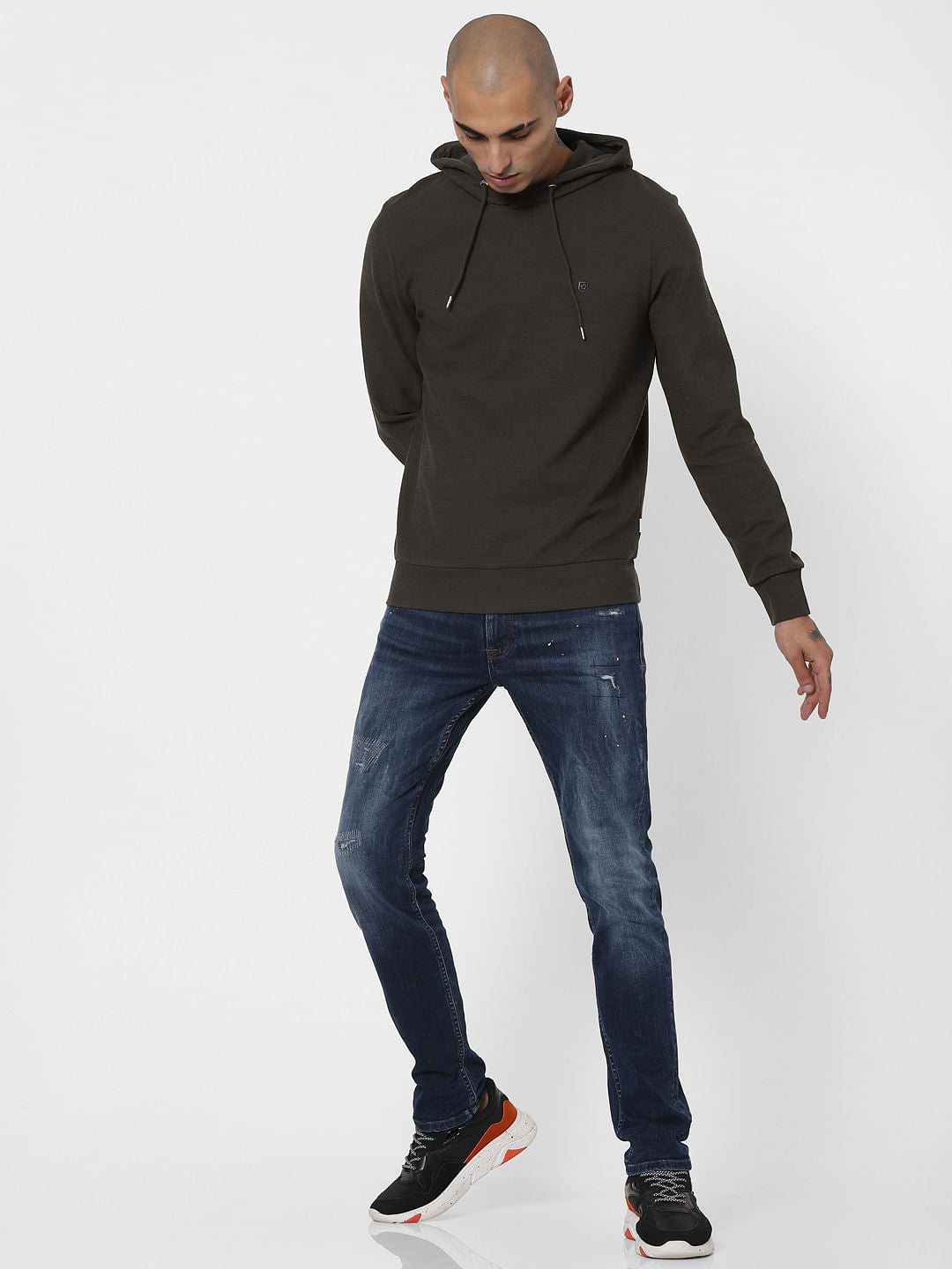 Green Hooded Sweatshirt