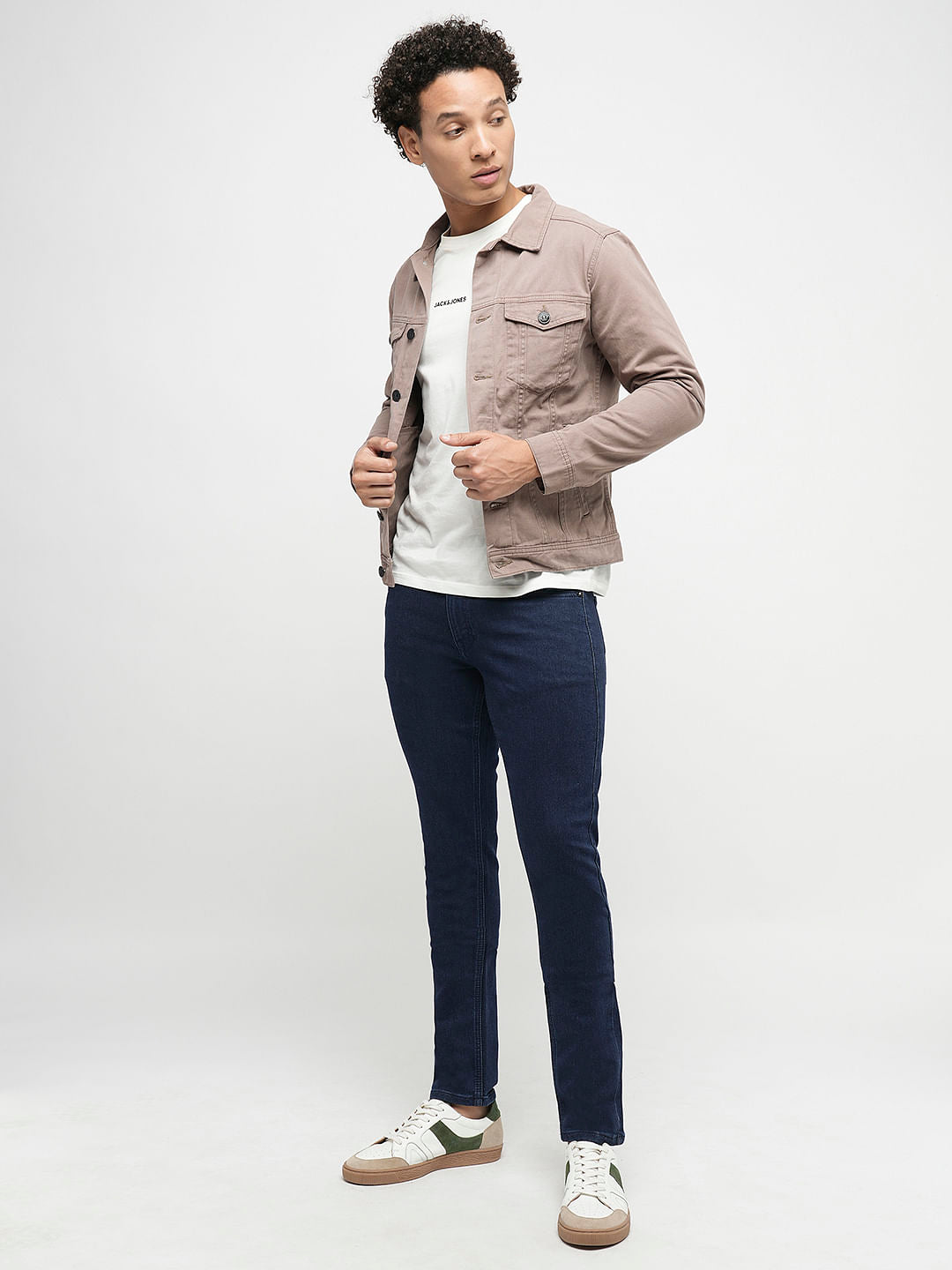 PRODUKT by JACK&JONES Grey Cotton Denim Jacket