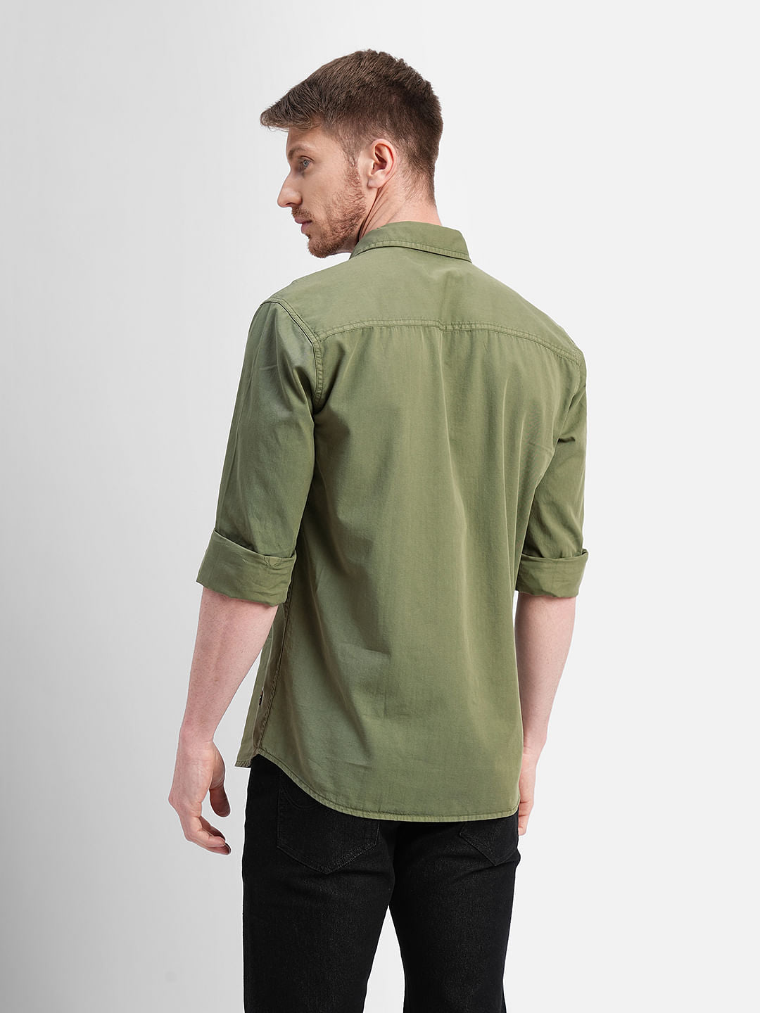Green Full Sleeves Shirt