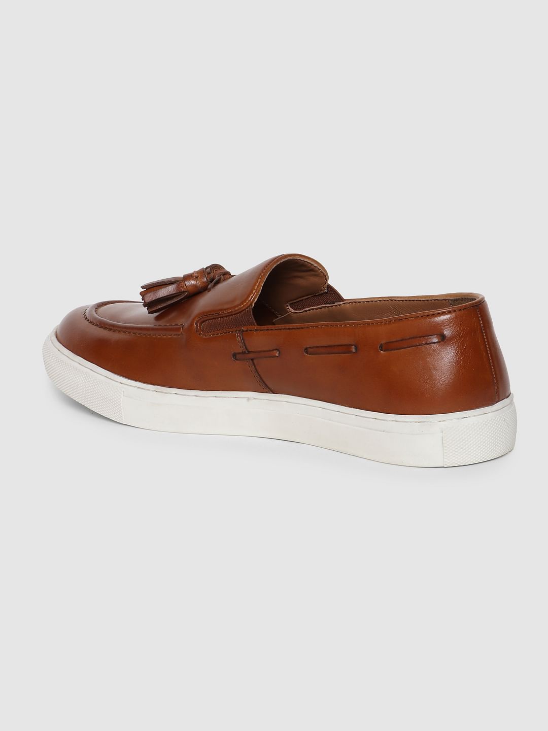 Brown Tassel Loafers