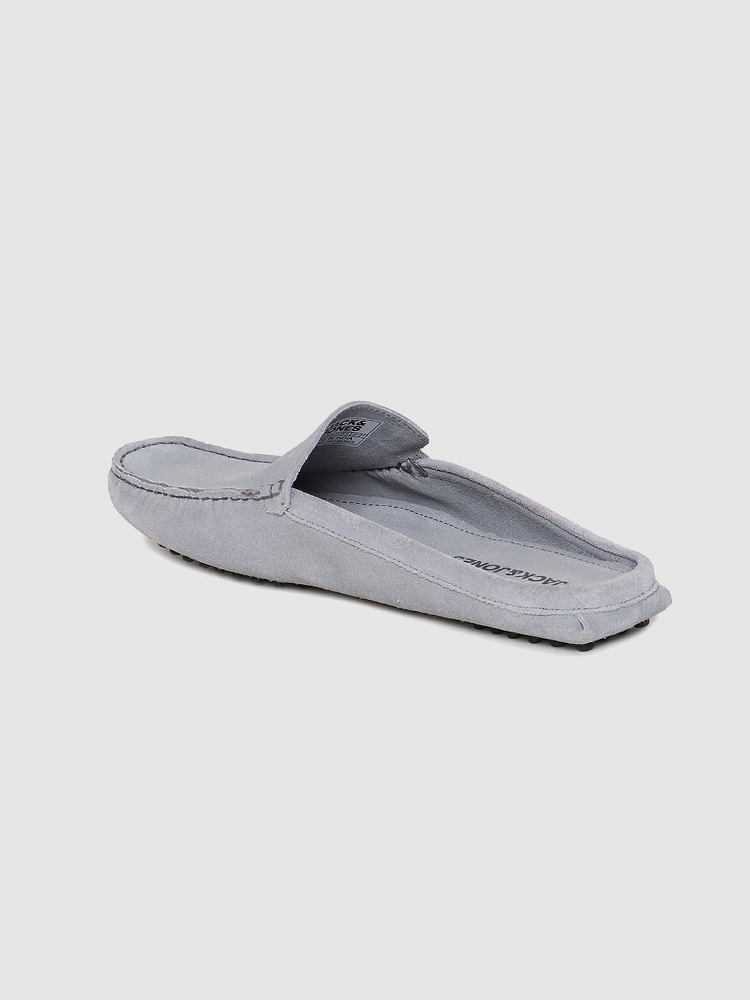 Grey Slip On Loafers