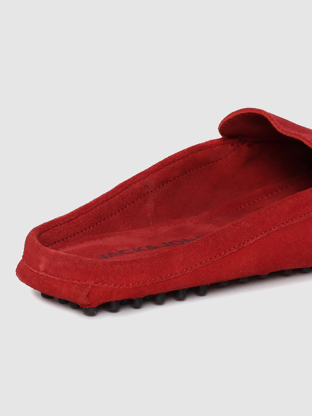 Red Slip On Loafers