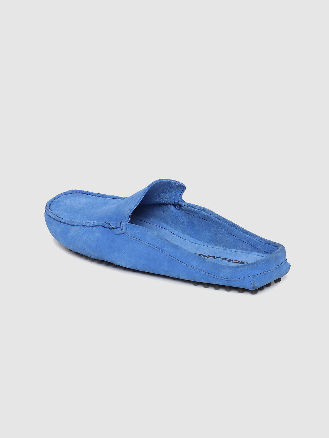 Blue Slip On Loafers