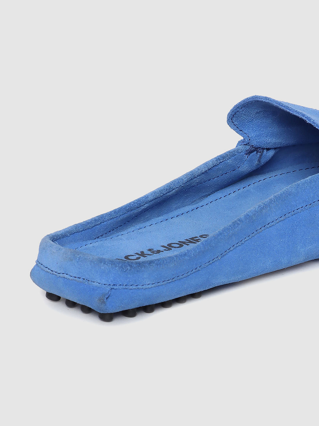 Blue Slip On Loafers