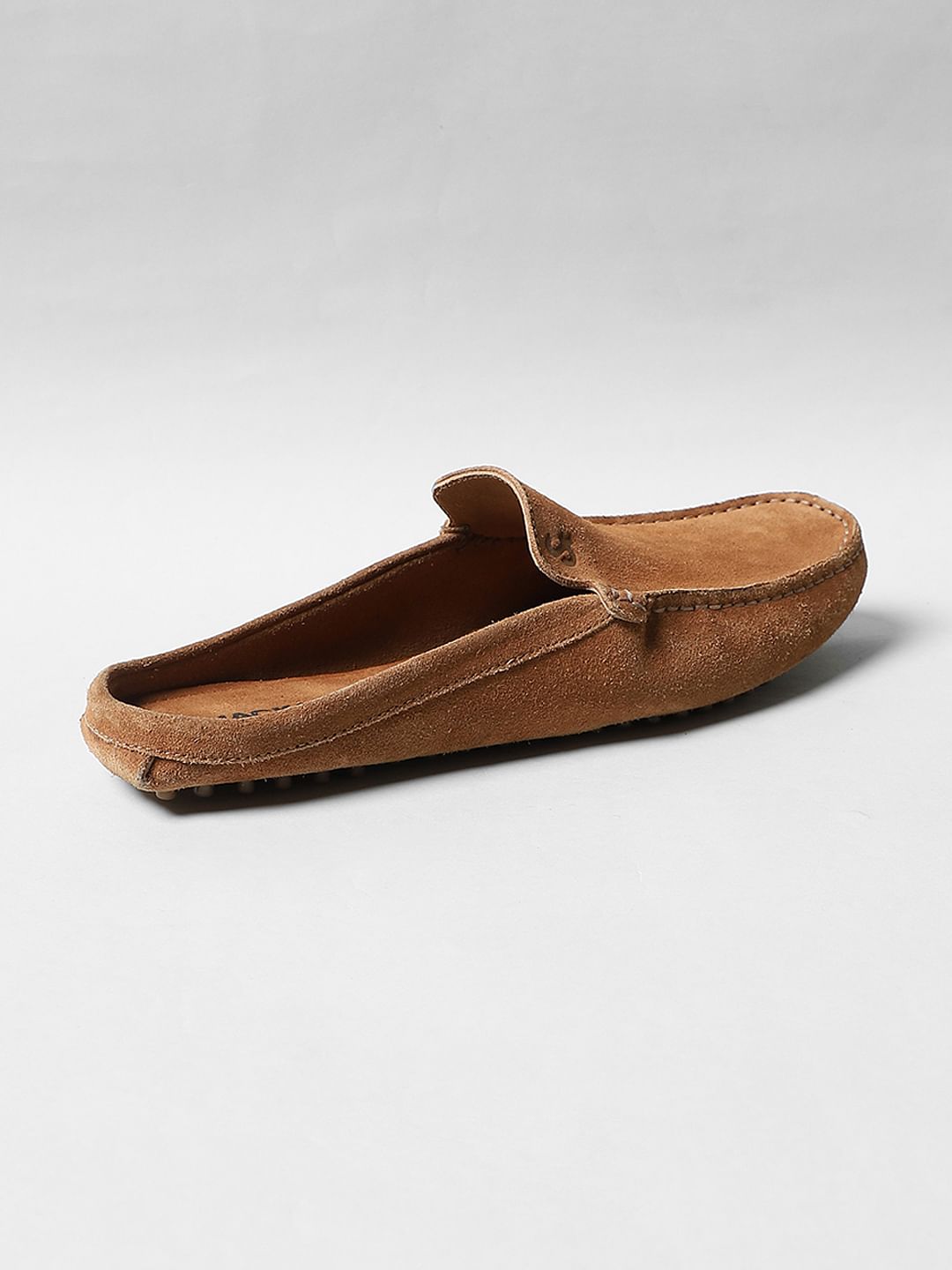 Brown Suede Loafers
