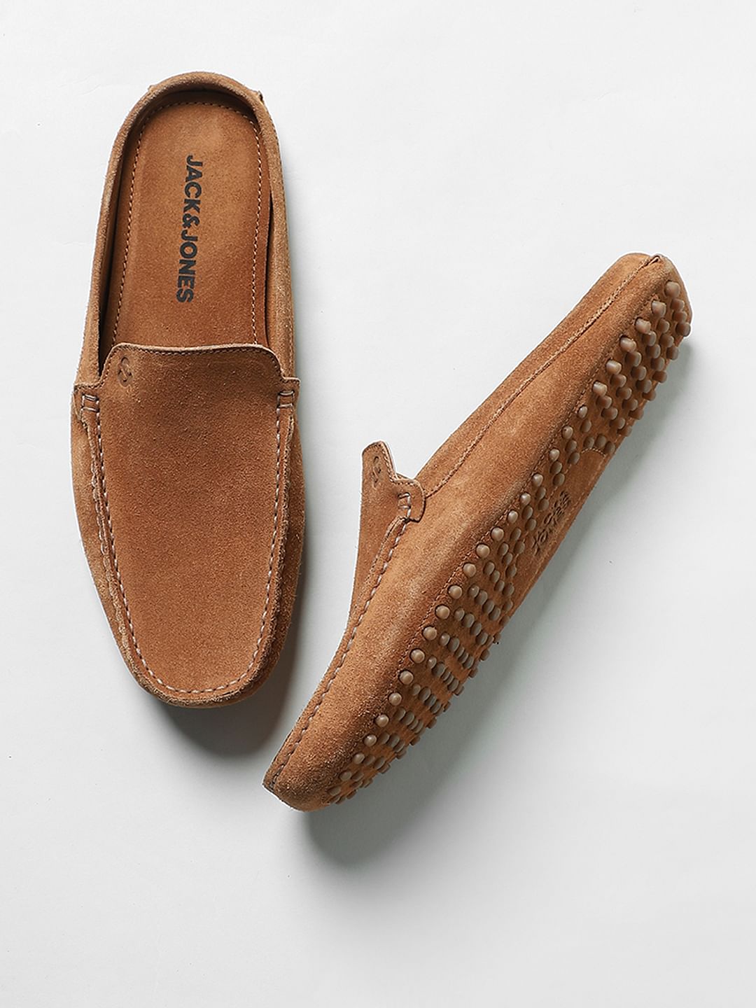Brown Suede Loafers
