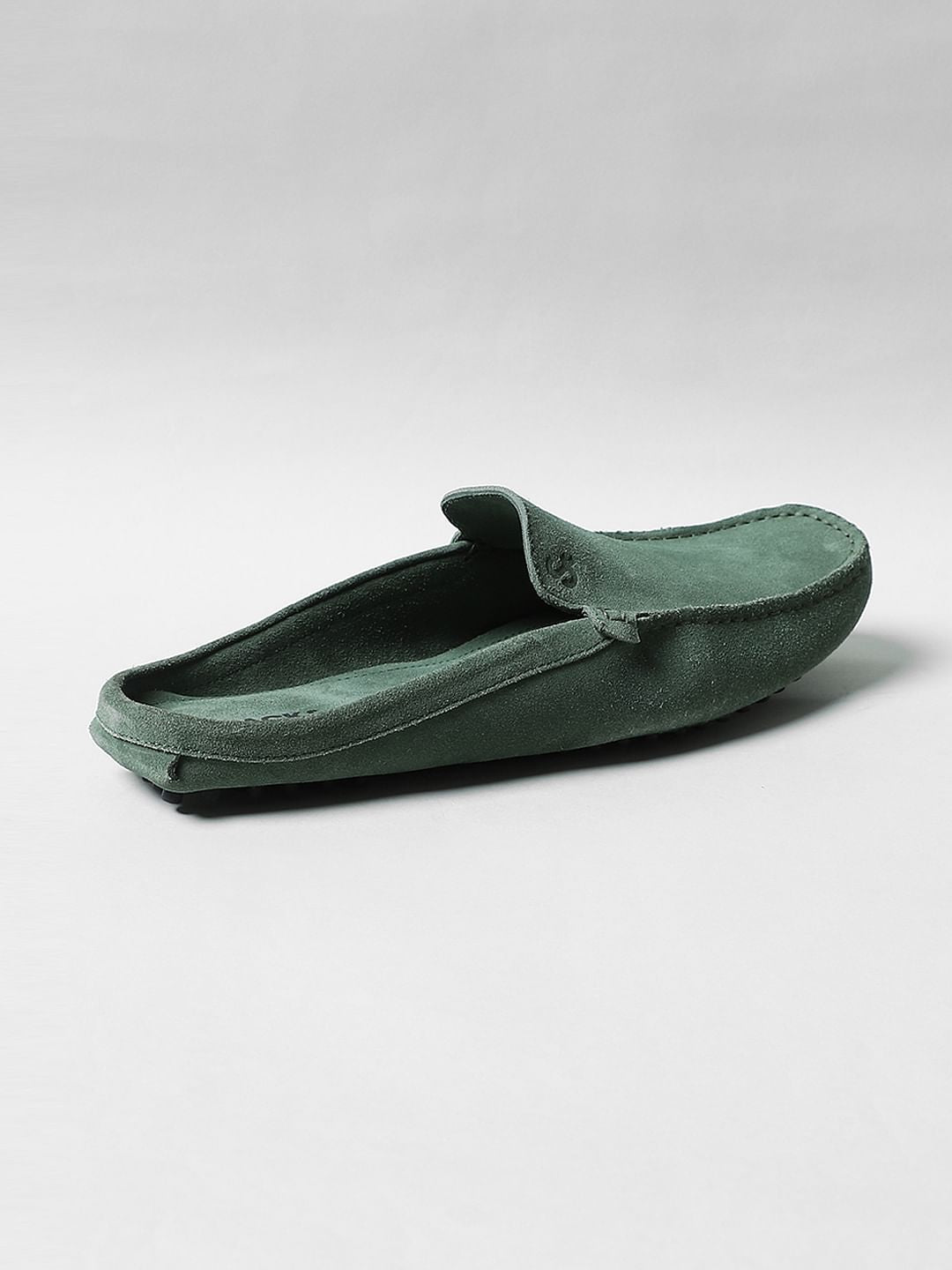 Green Suede Loafers