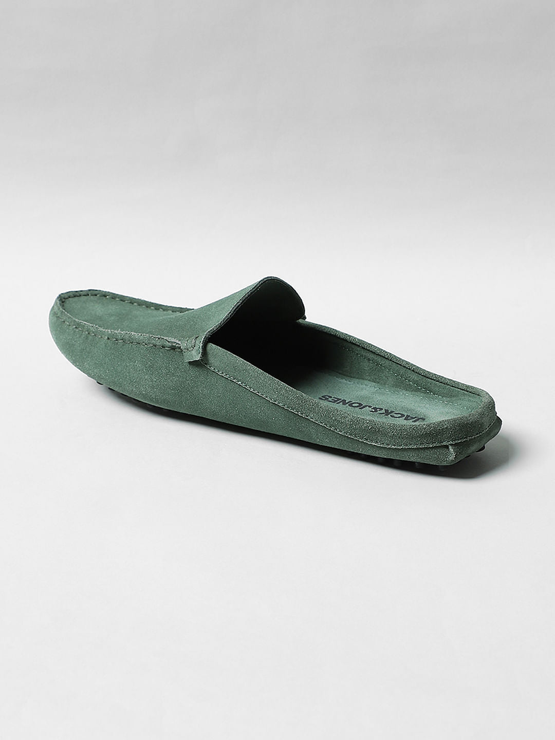 Green Suede Loafers