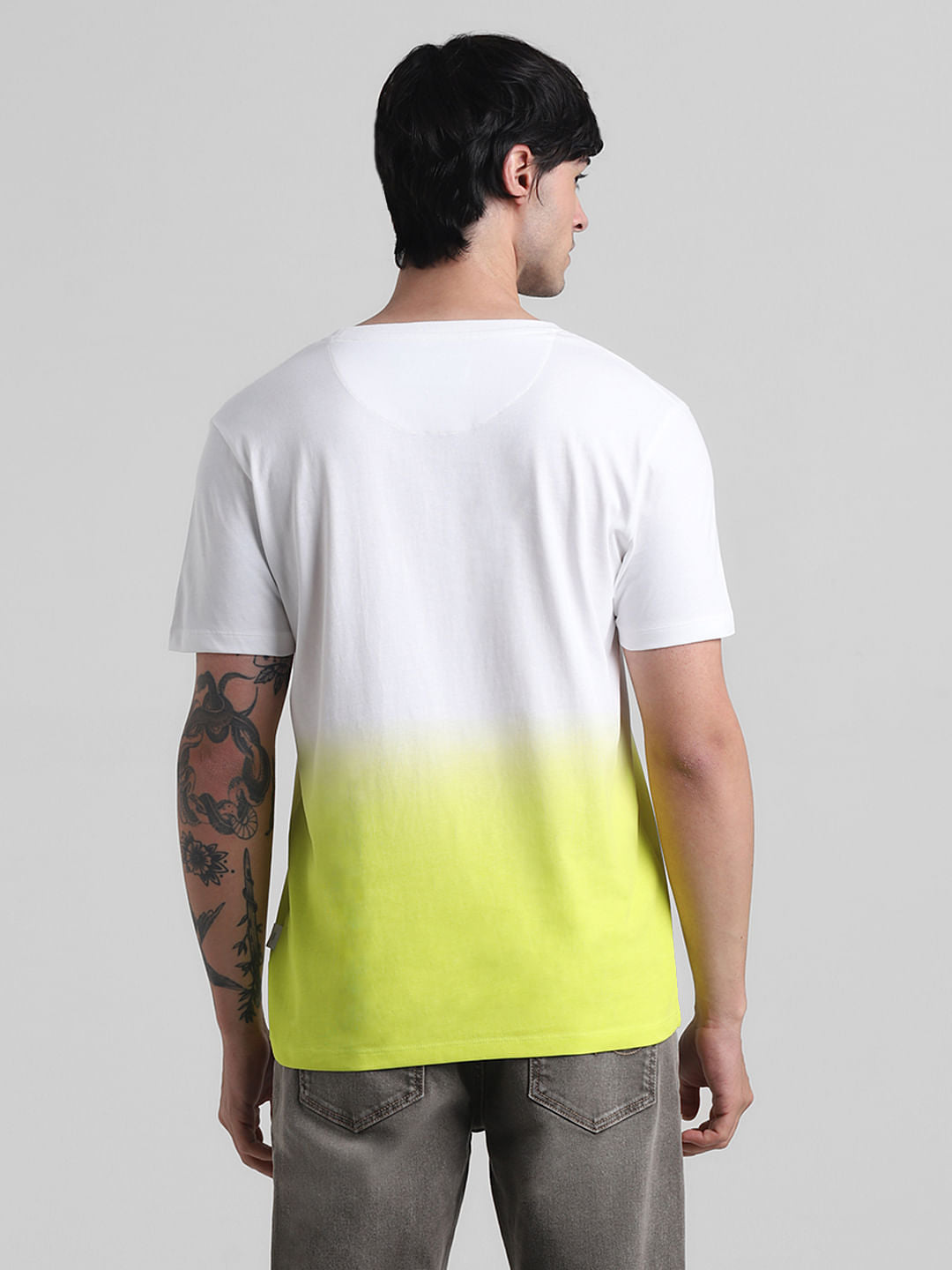 Green Slogan Print T-shirt