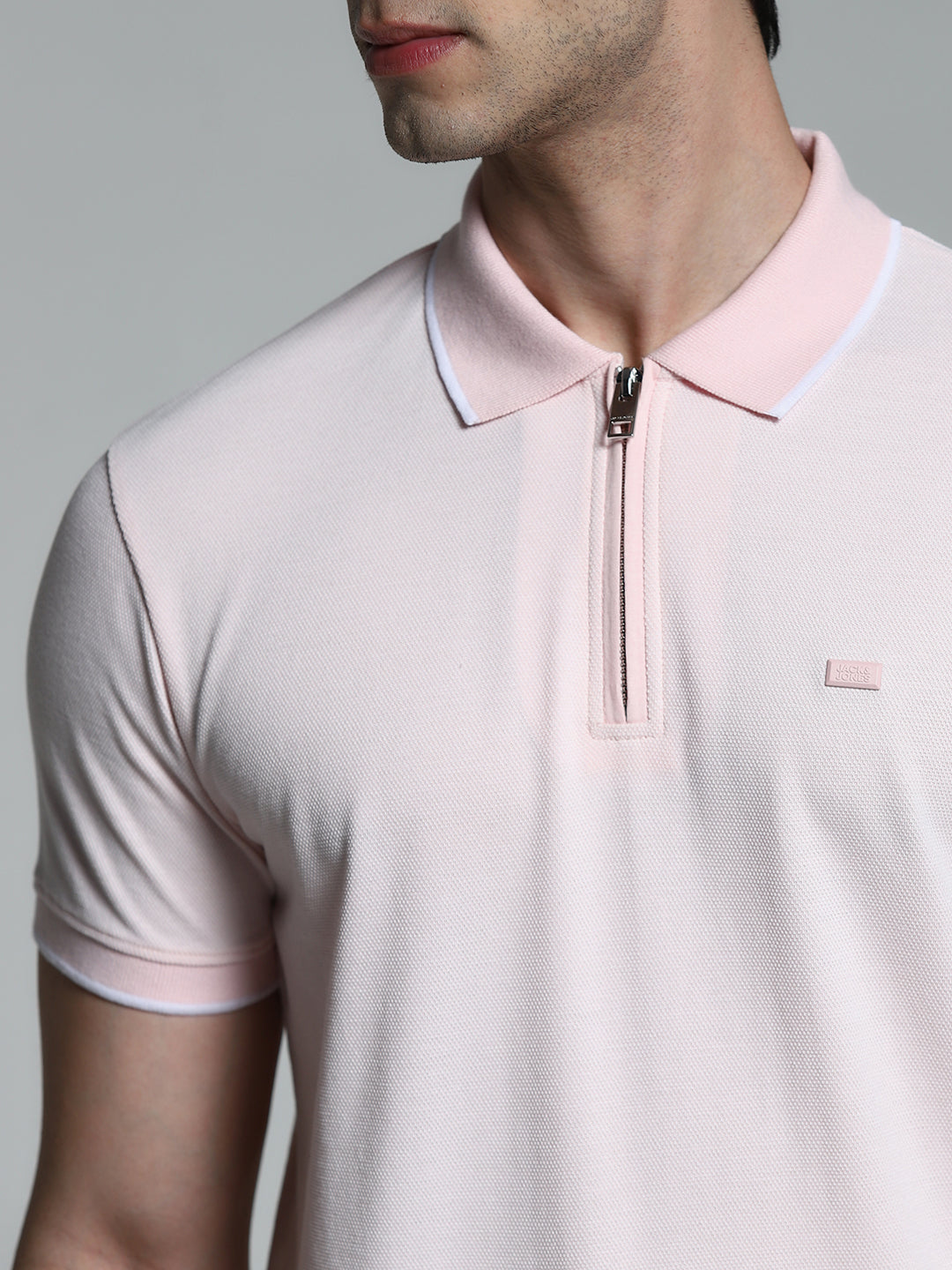 Light Pink Slim Fit Polo