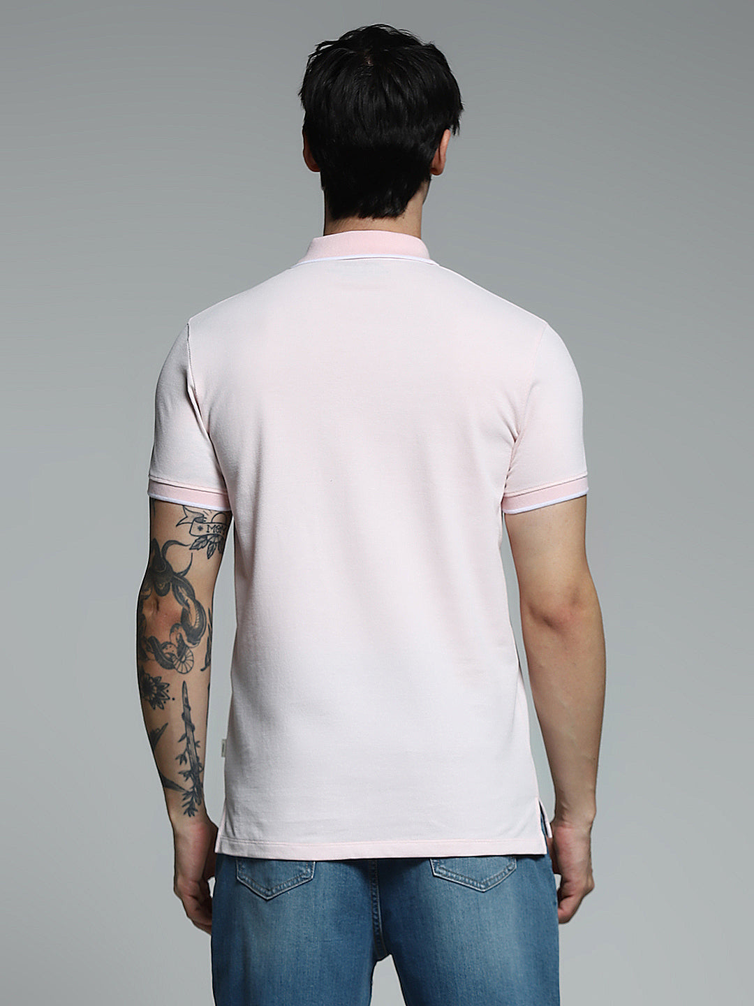 Light Pink Slim Fit Polo