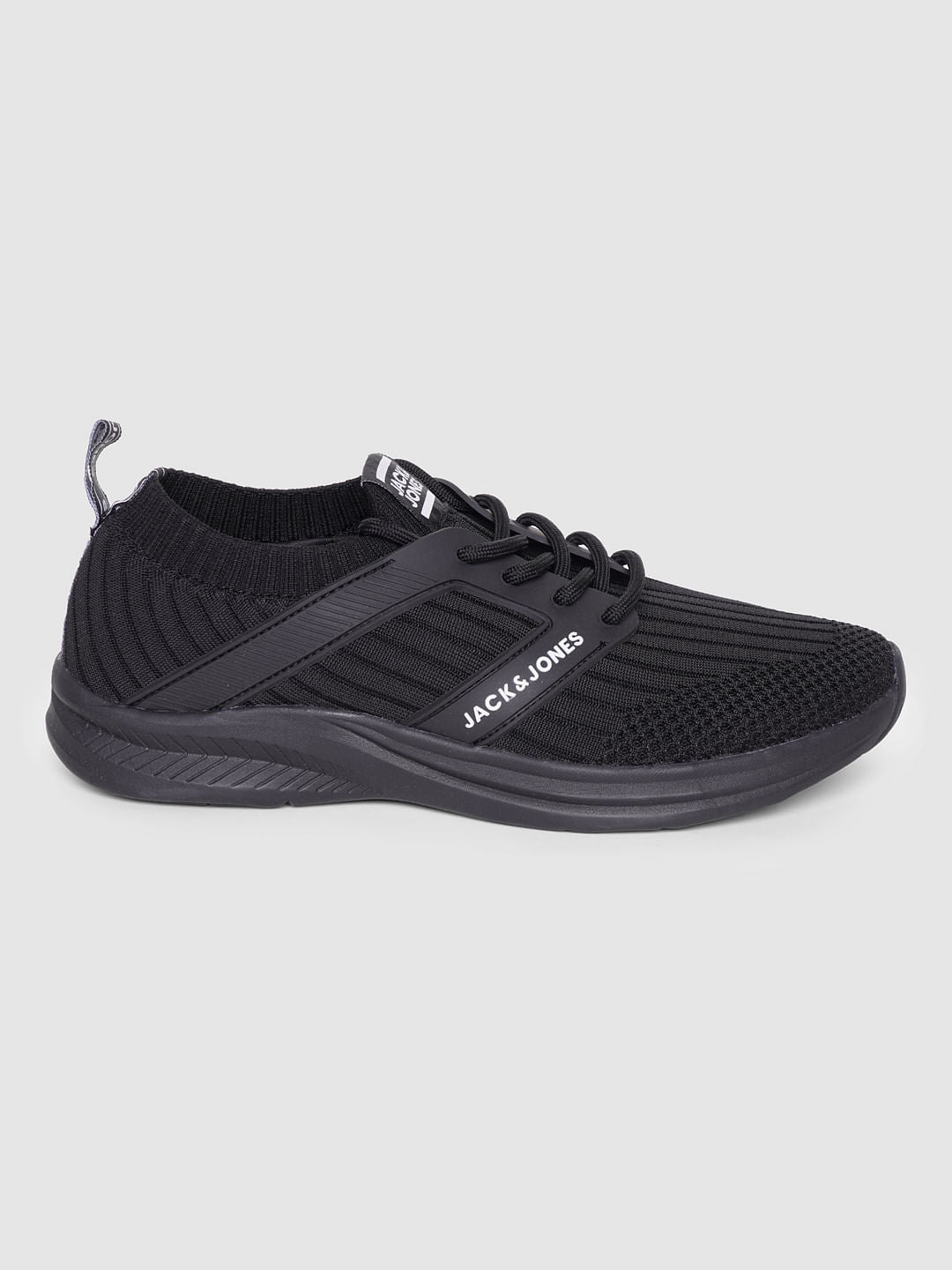 Black Lace Up Sneakers