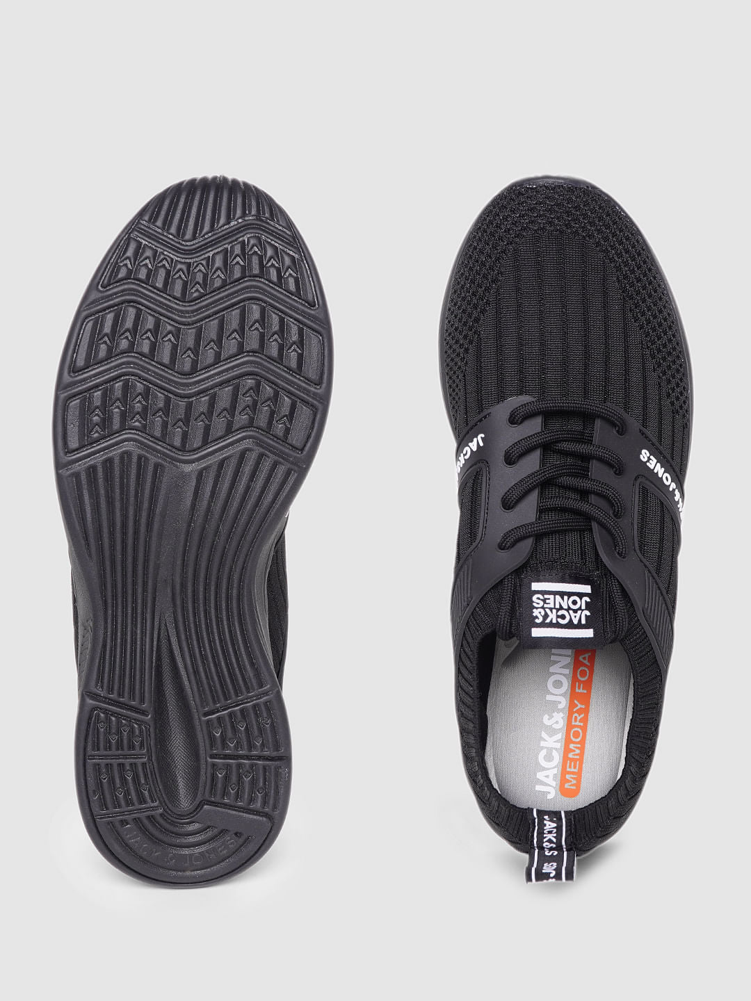 Black Lace Up Sneakers