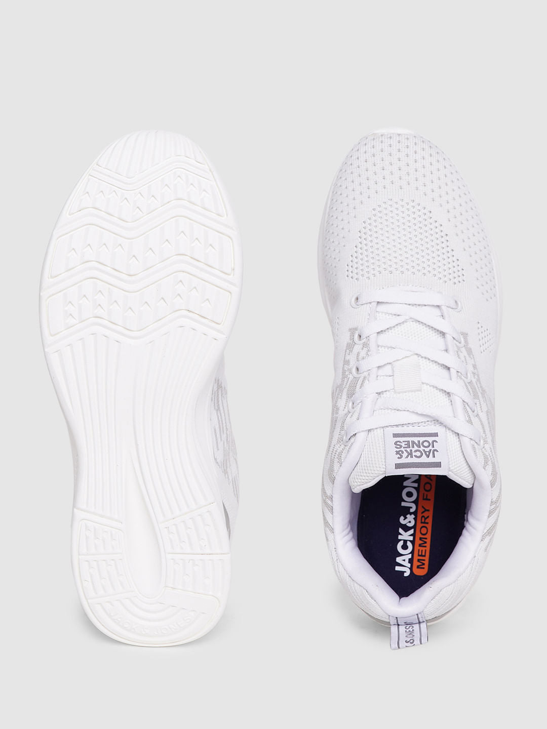 White Lace Up Sneakers