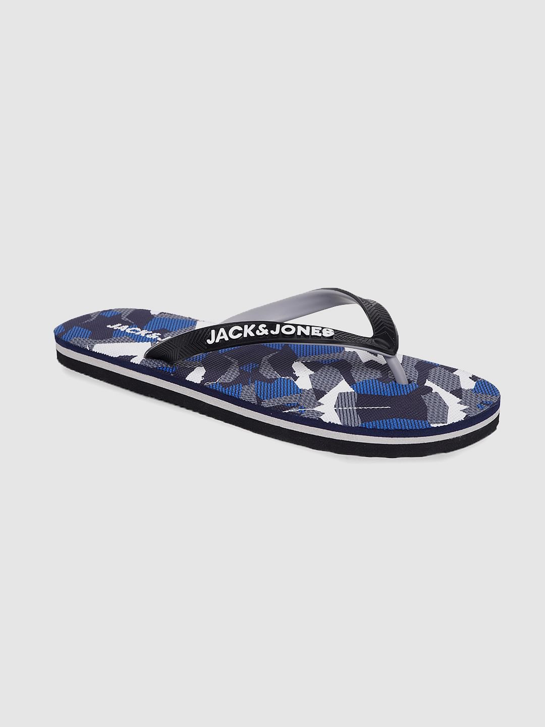Blue Camo Flip Flops