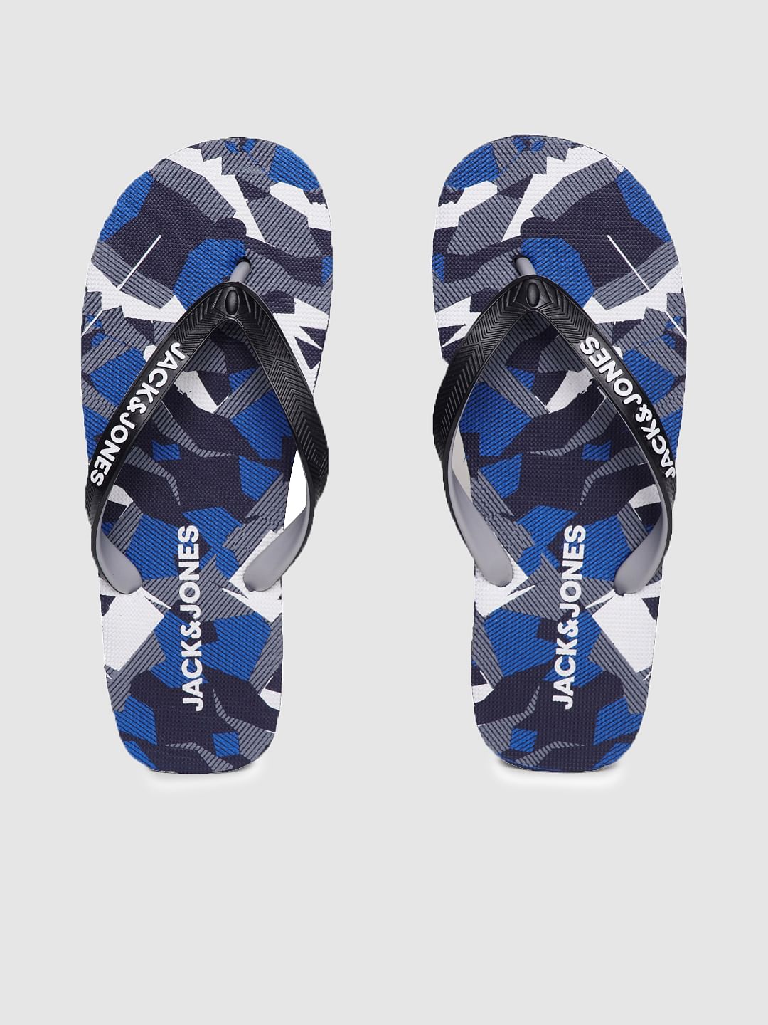 Blue Camo Flip Flops