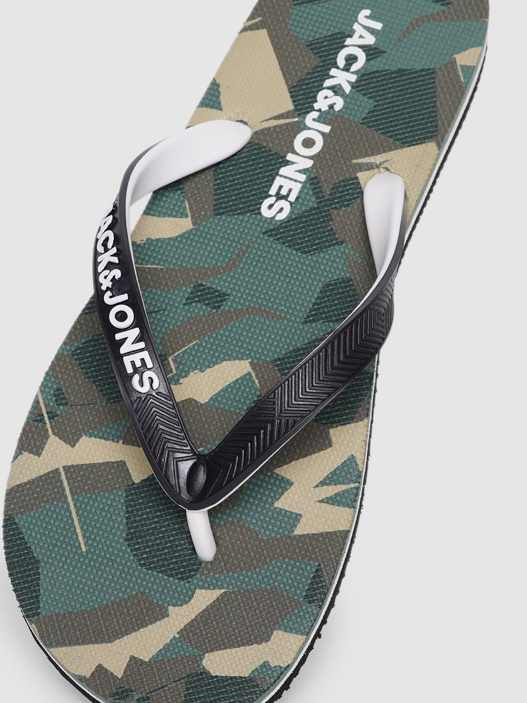 Green Camo Flip Flops