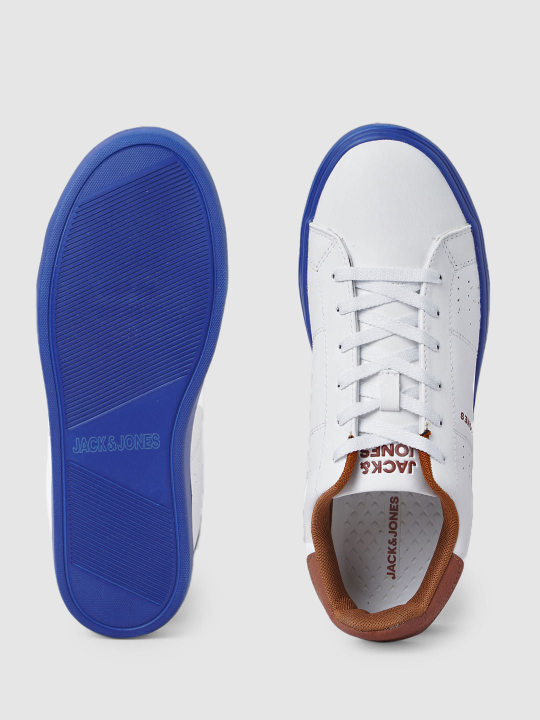 White PU Casual Sneakers