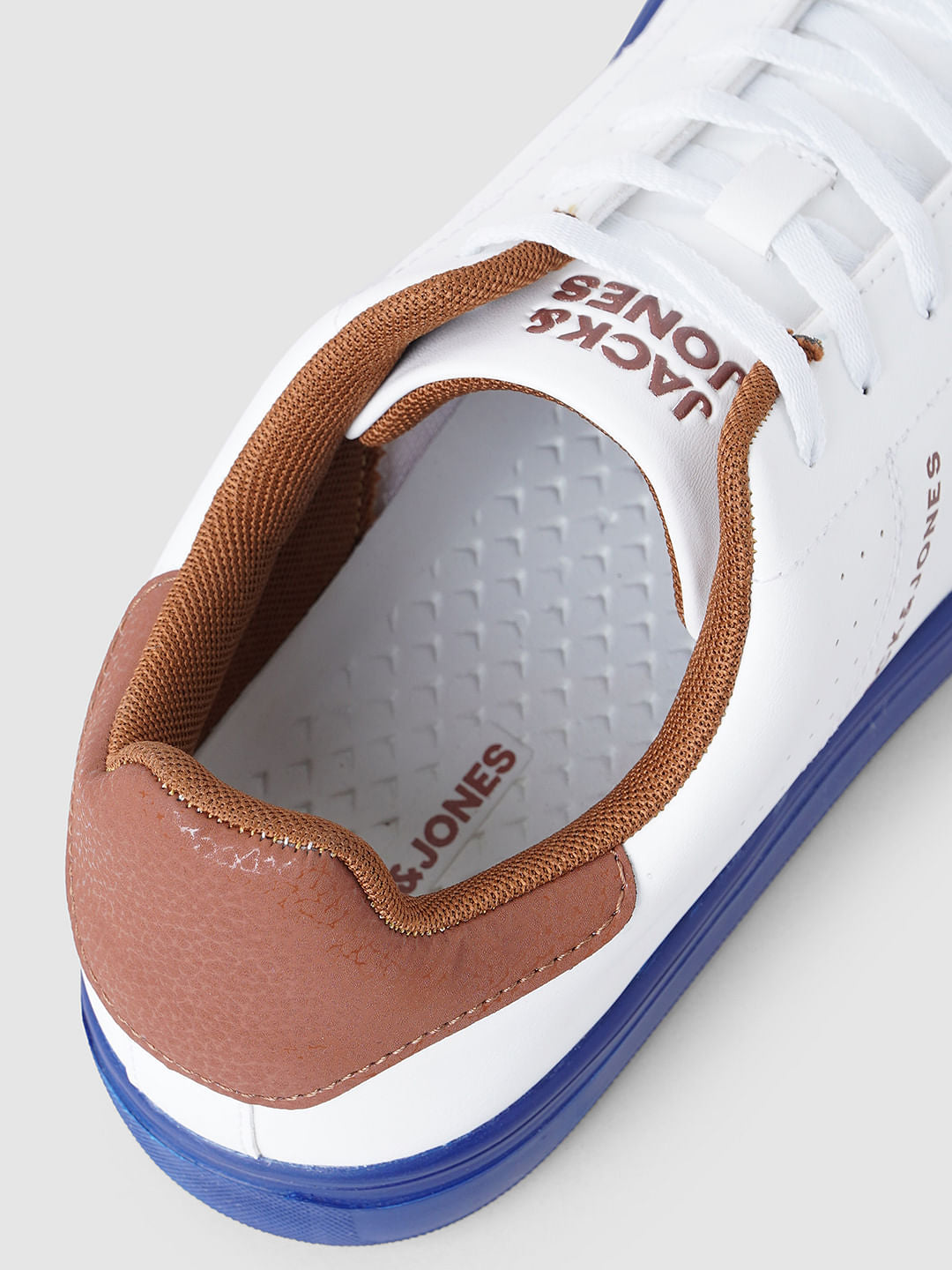 White PU Casual Sneakers