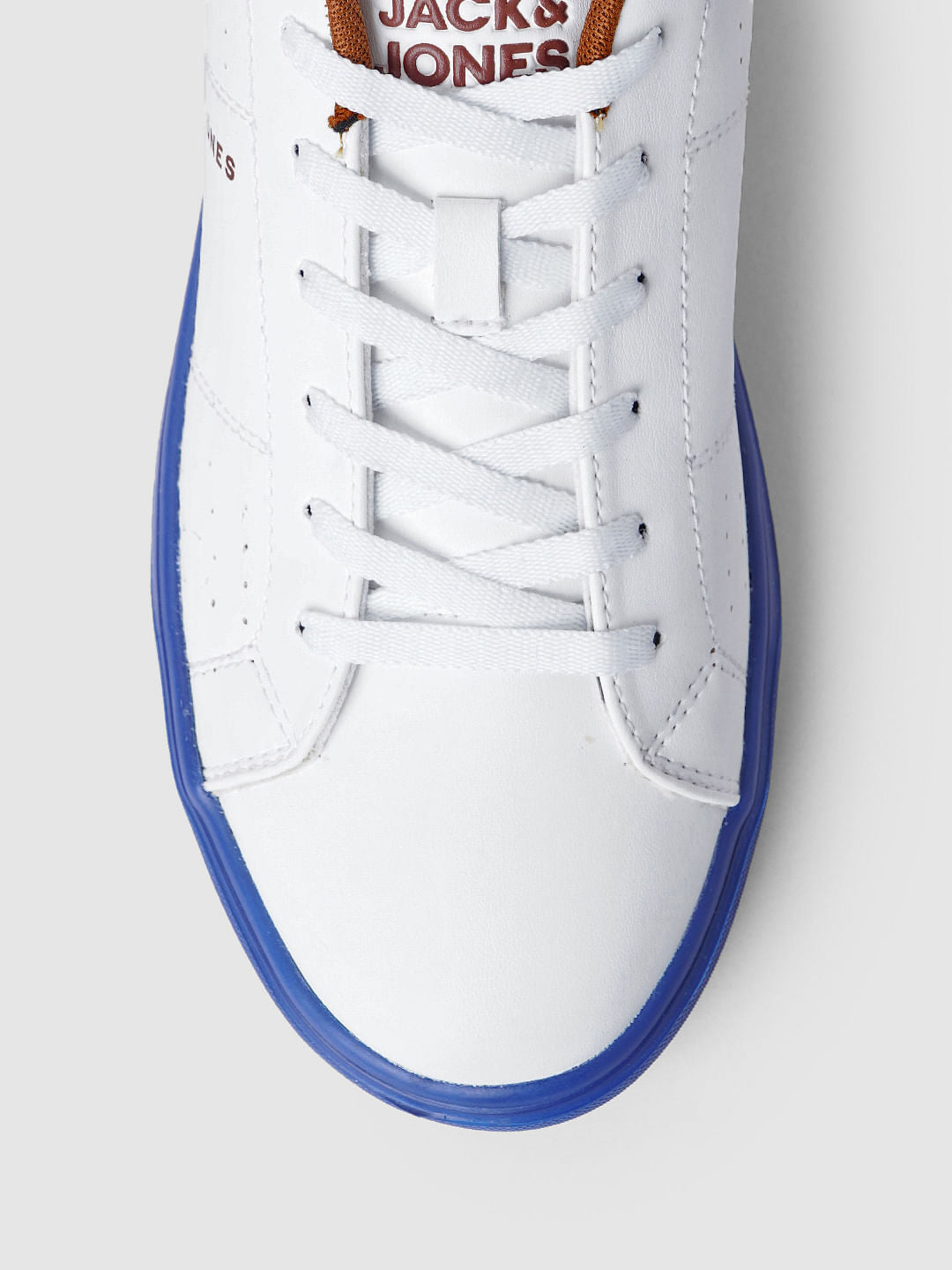 White PU Casual Sneakers