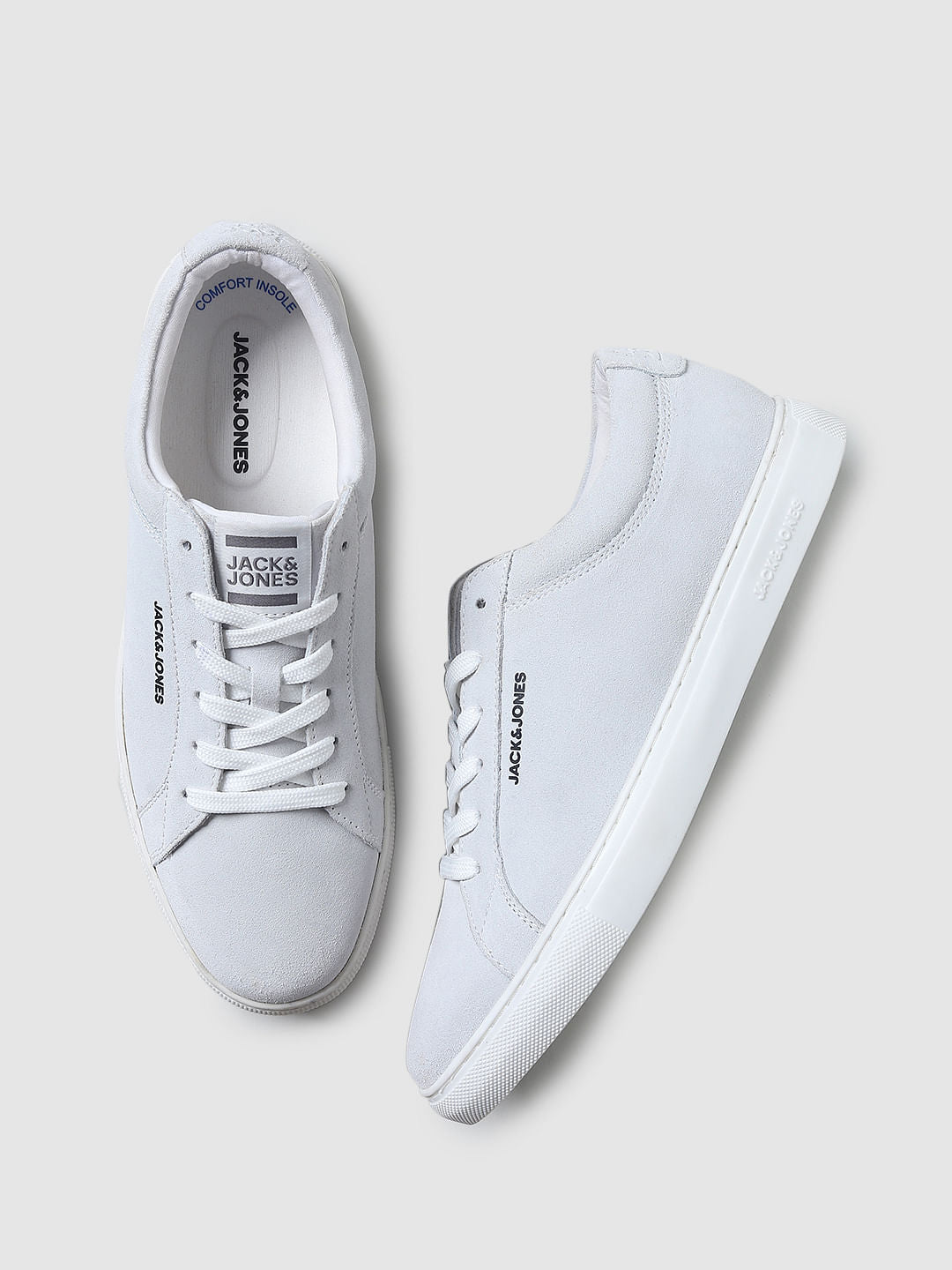 White Logo Detail Sneakers