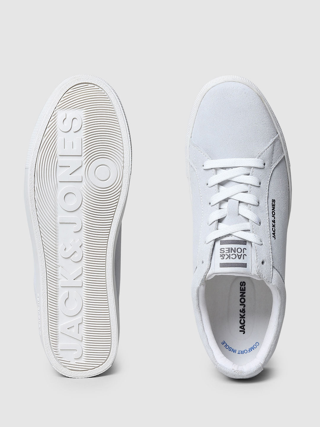 White Logo Detail Sneakers
