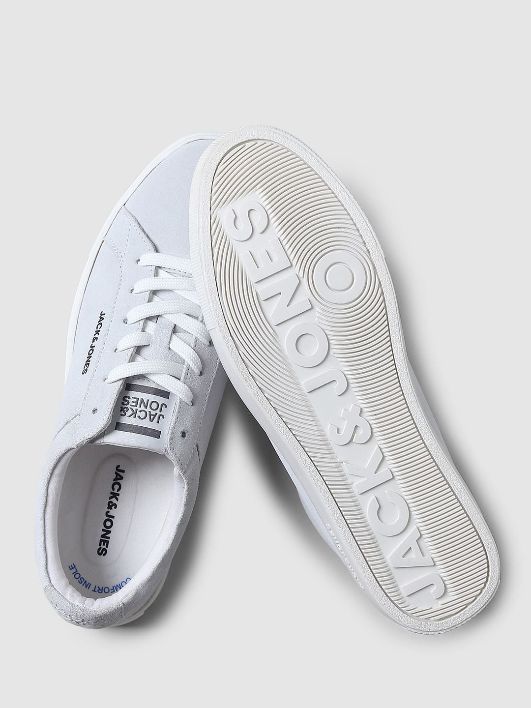 White Logo Detail Sneakers