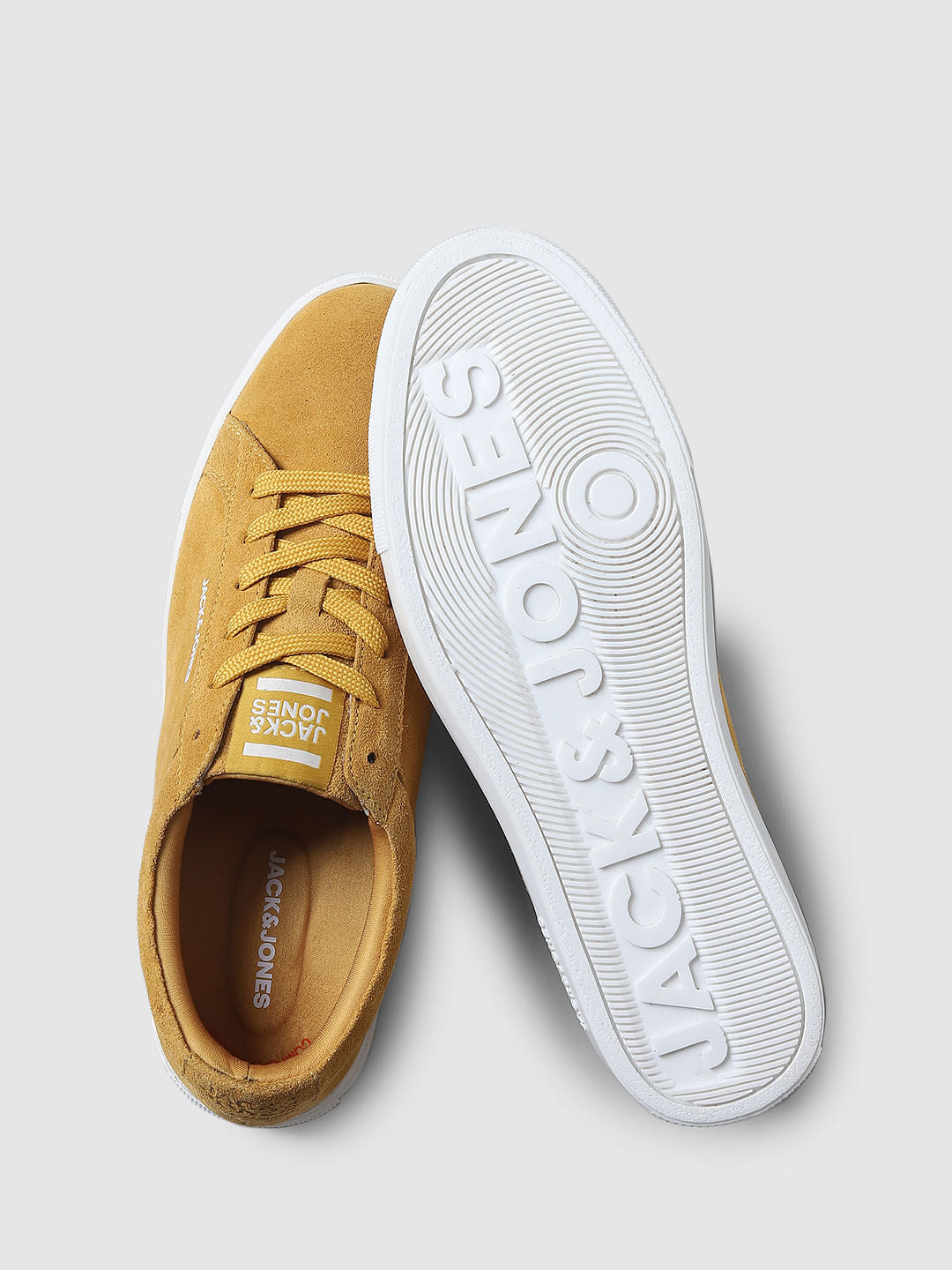 Yellow Logo Detail Sneakers