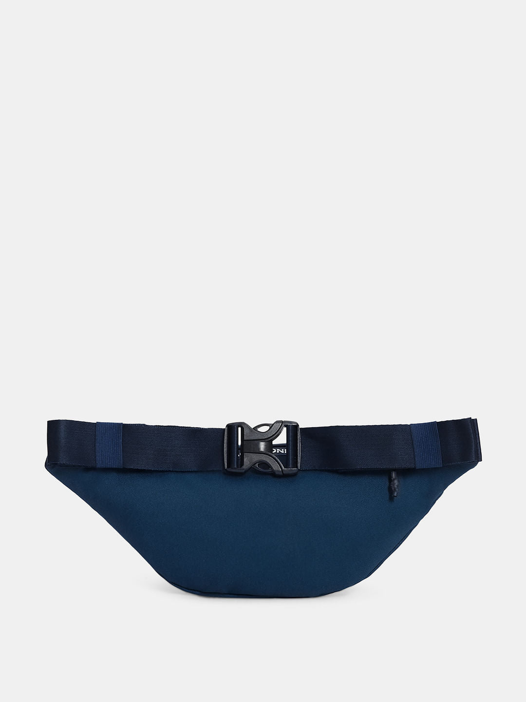 Navy Blue Logo Print Bumbag