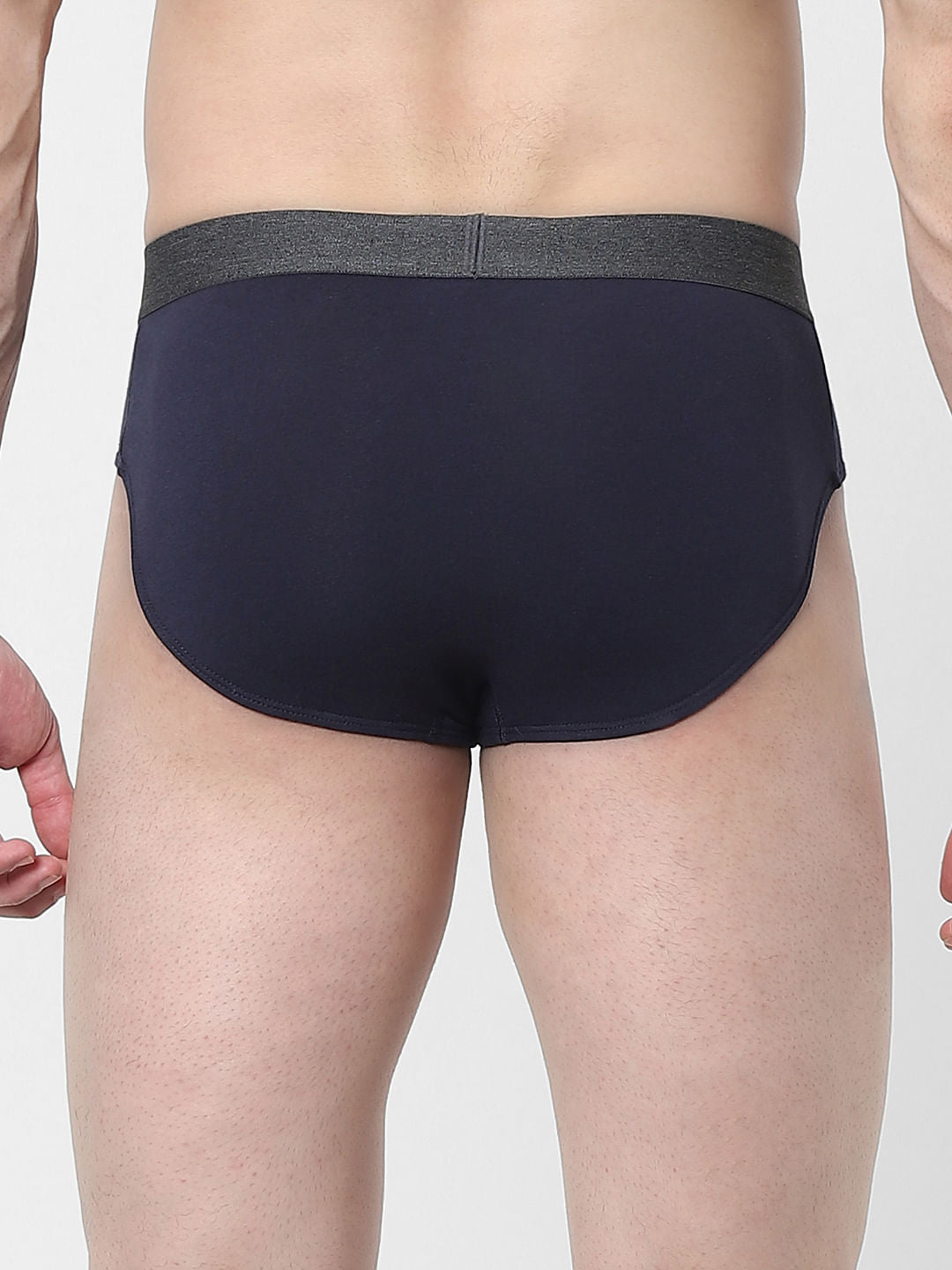 Blue Logo Print Briefs