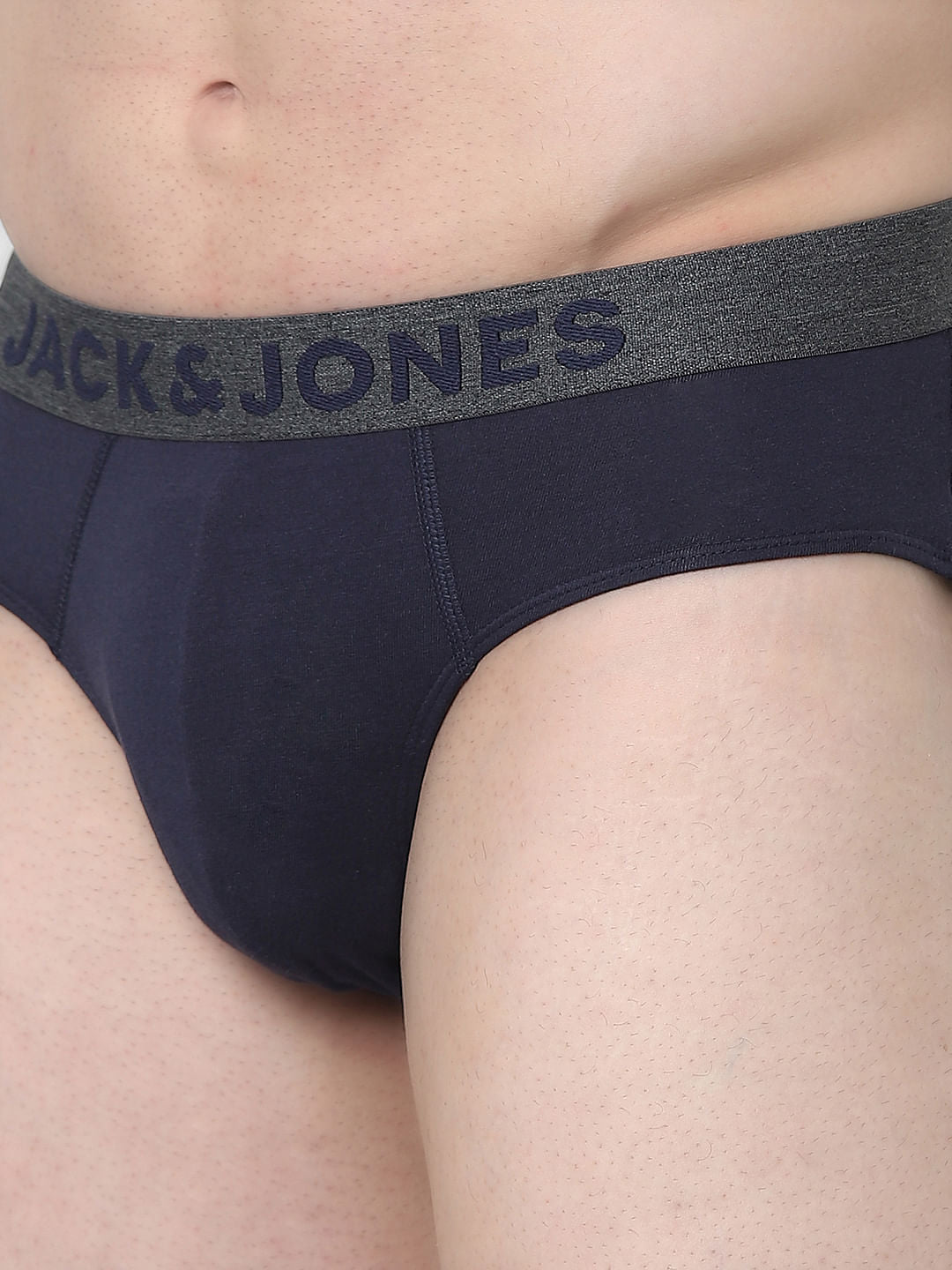Blue Logo Print Briefs