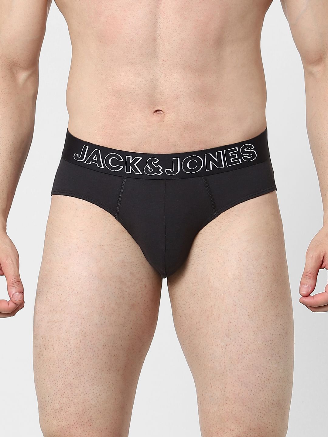 Pack Of 2 Black & Maroon Briefs