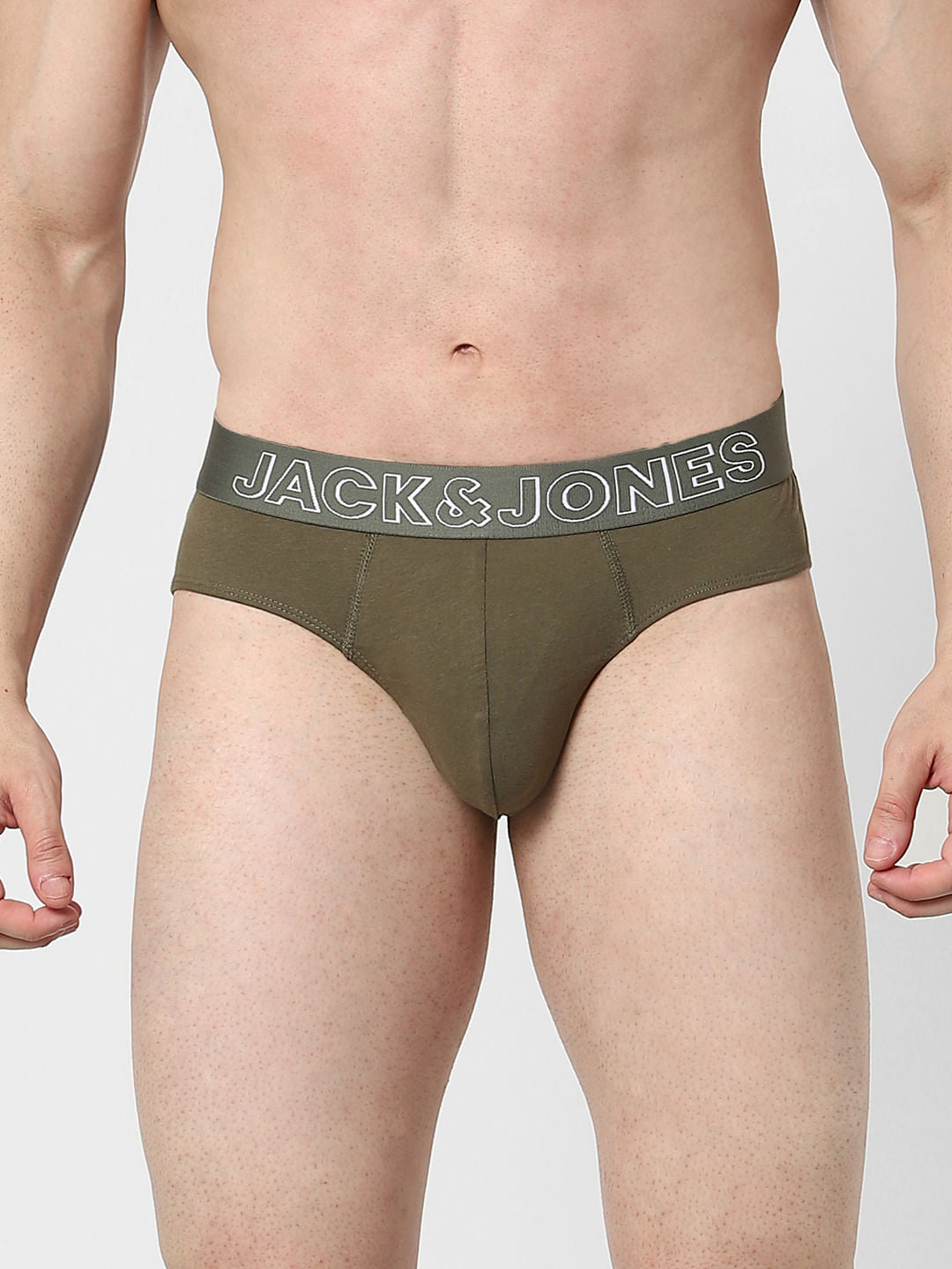 Pack Of 2 Maroon & Green Briefs