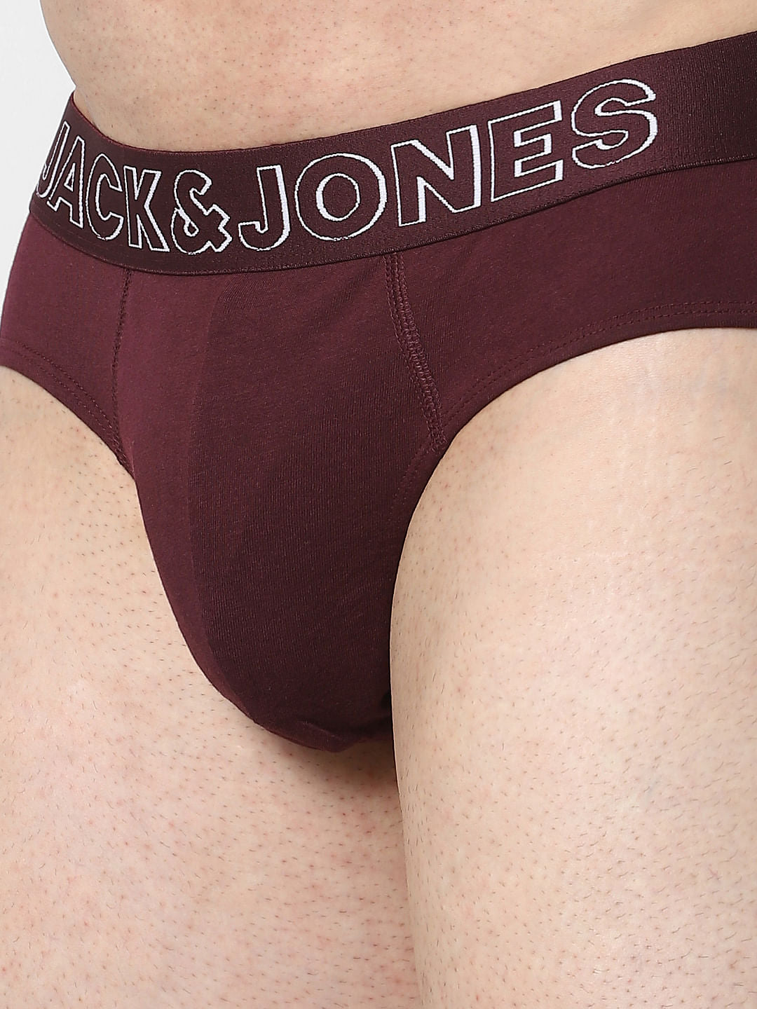 Pack Of 2 Maroon & Green Briefs
