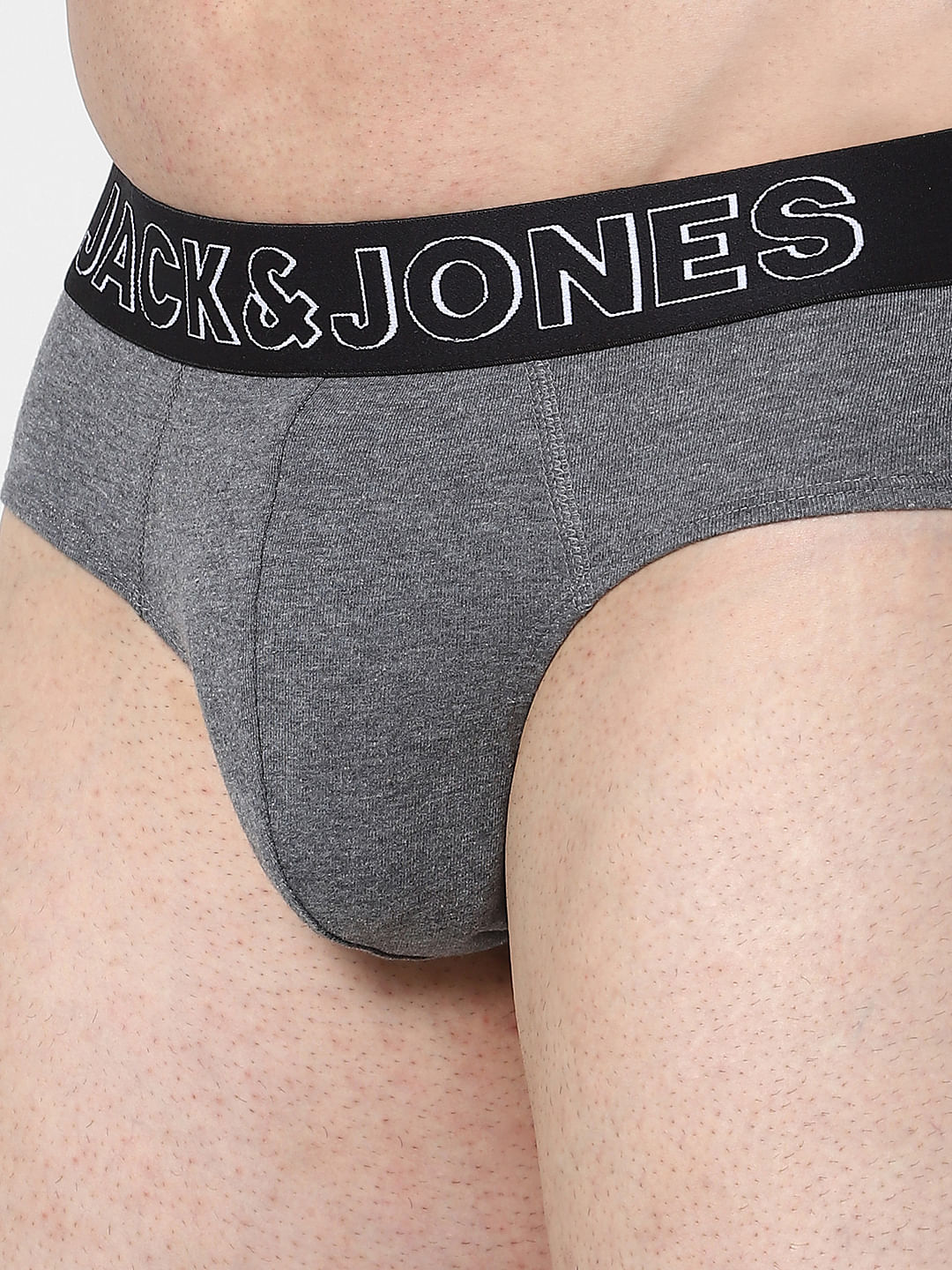 Pack Of 2 Blue & Grey Briefs