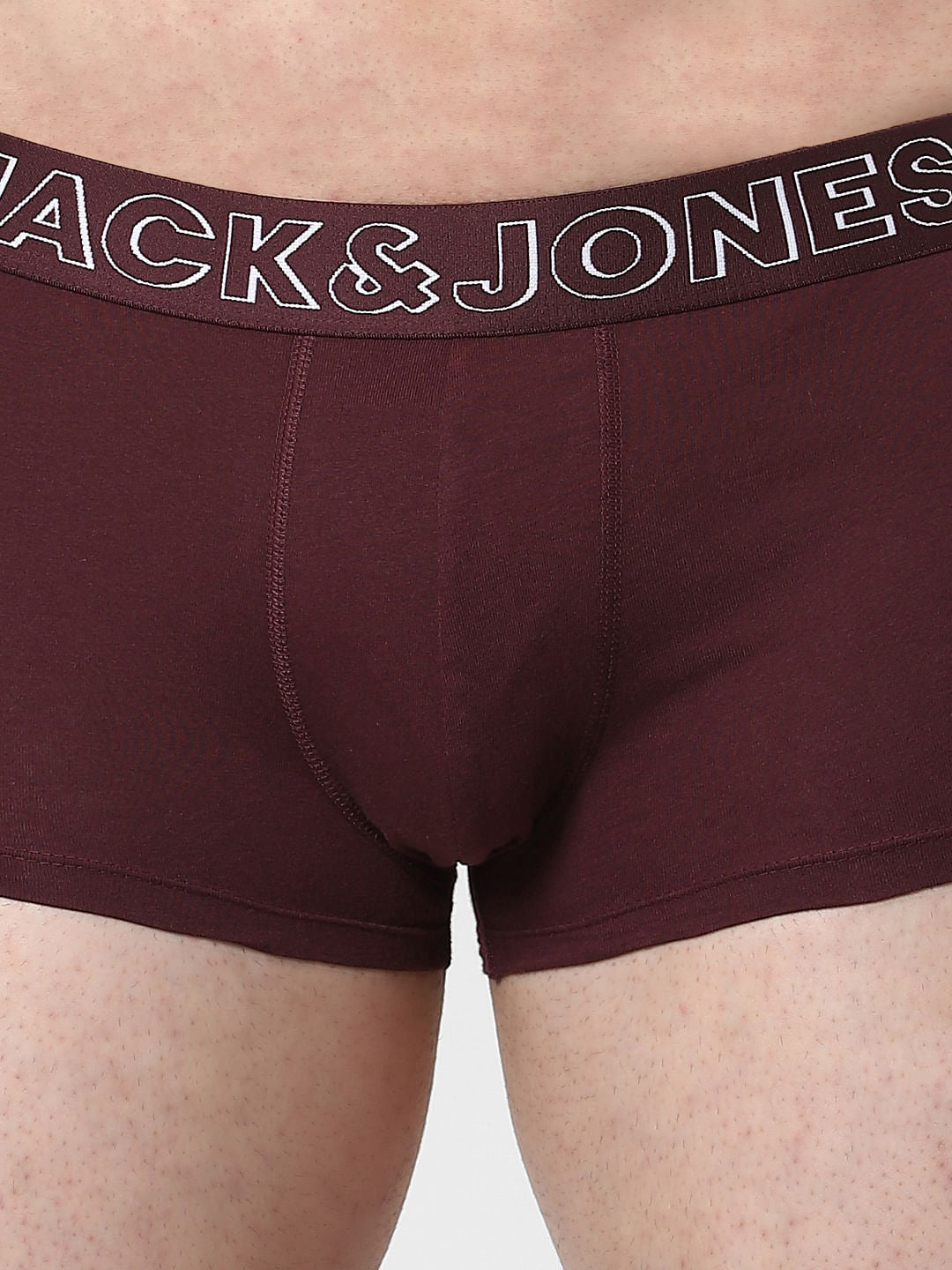 Pack Of 2 Black & Maroon Trunks
