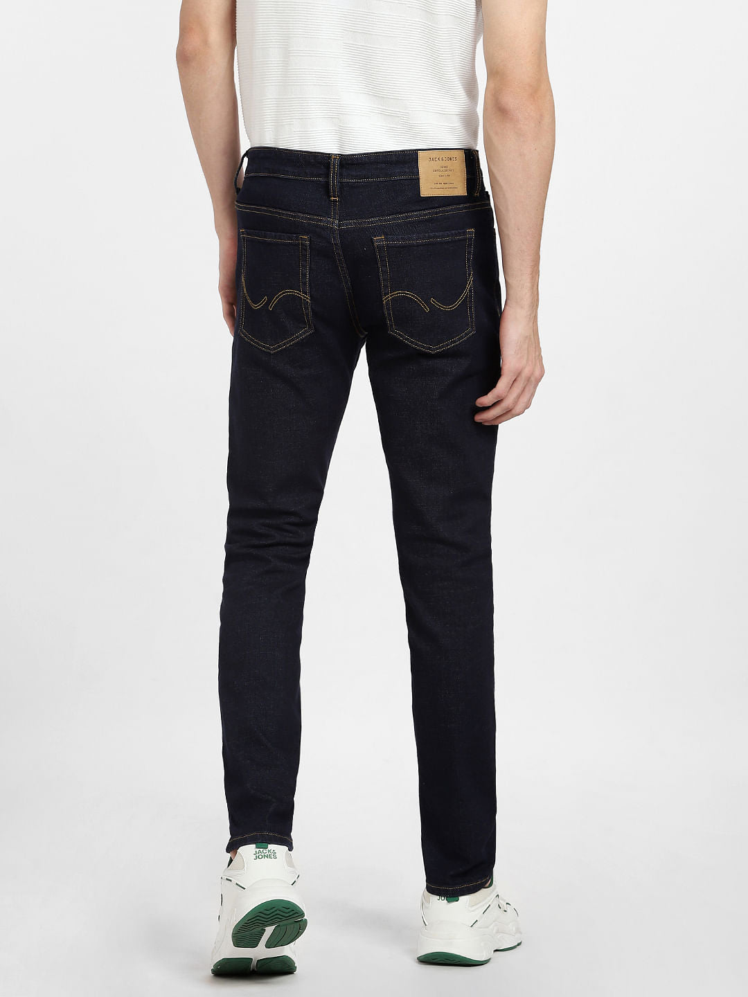 Dark Blue Low Rise Glenn Slim Fit Jeans